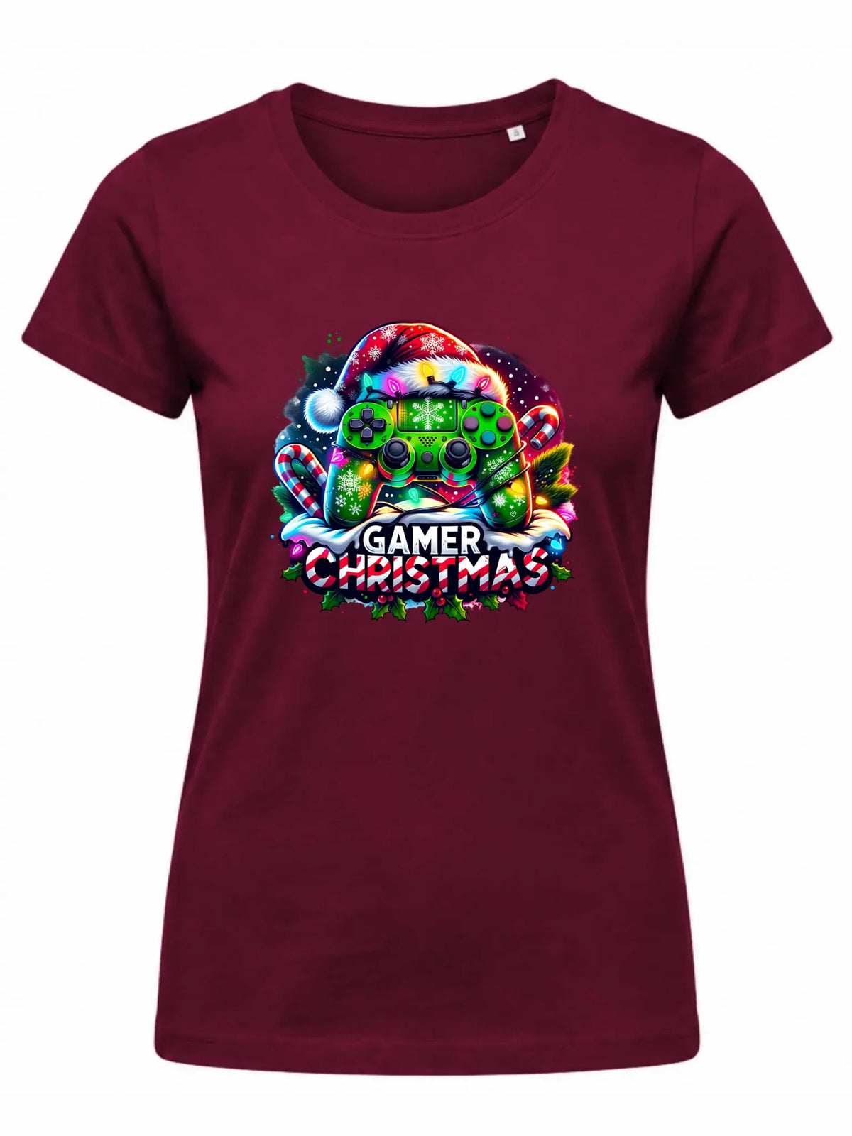 Koszulka damska świąteczna - prezent dla gracza - Christmas gamer BN22