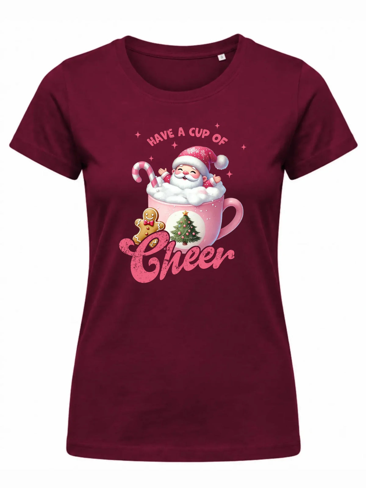 Koszulka damska świąteczna - Have a cup of cheer BN53
