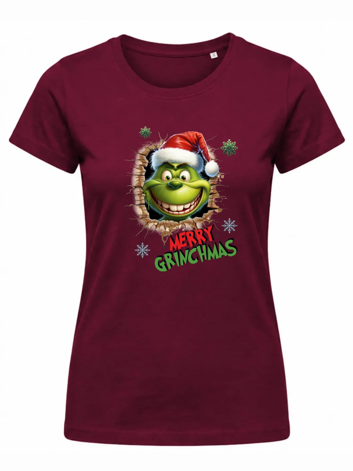 Koszulka damska świąteczna - Grinch - Merry Grinchmas BN113