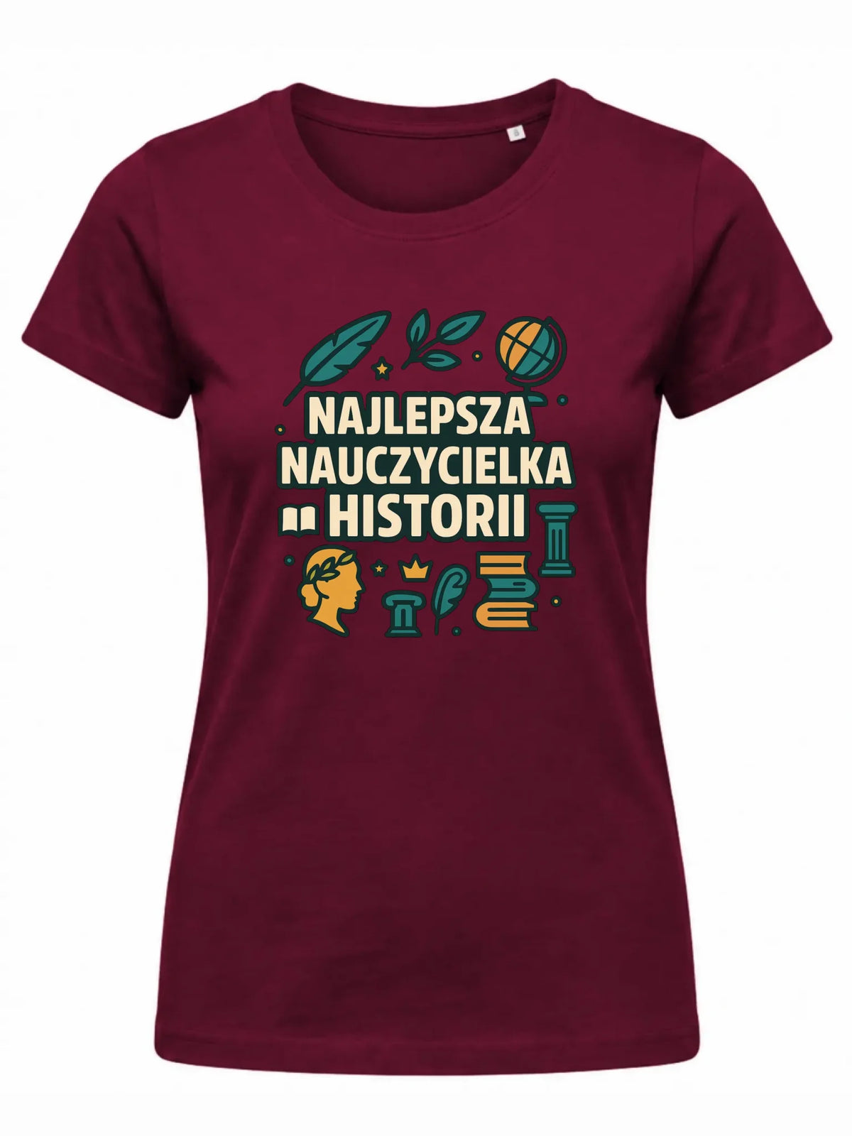 Koszulka damska dla nauczycielki - Najlepsza nauczycielka historii N57