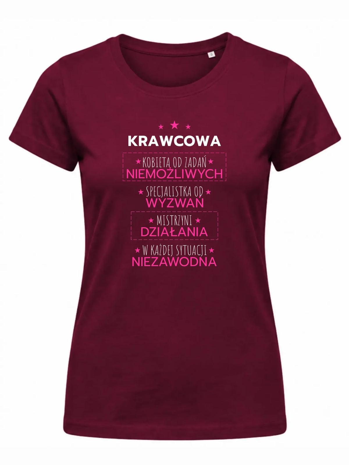 Koszulka damska szyciowa dla krawcowej - Kobieta od zadań niemożliwych HS29