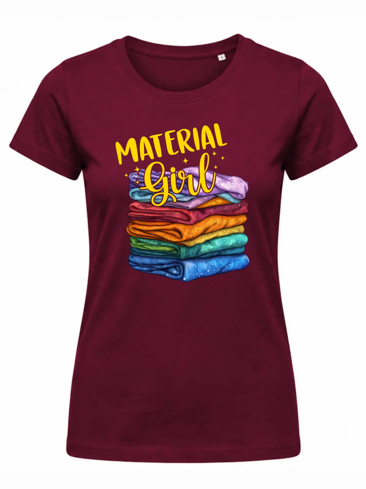 Koszulka damska szyciowa - prezent dla krawcowej - Material Girl HS02