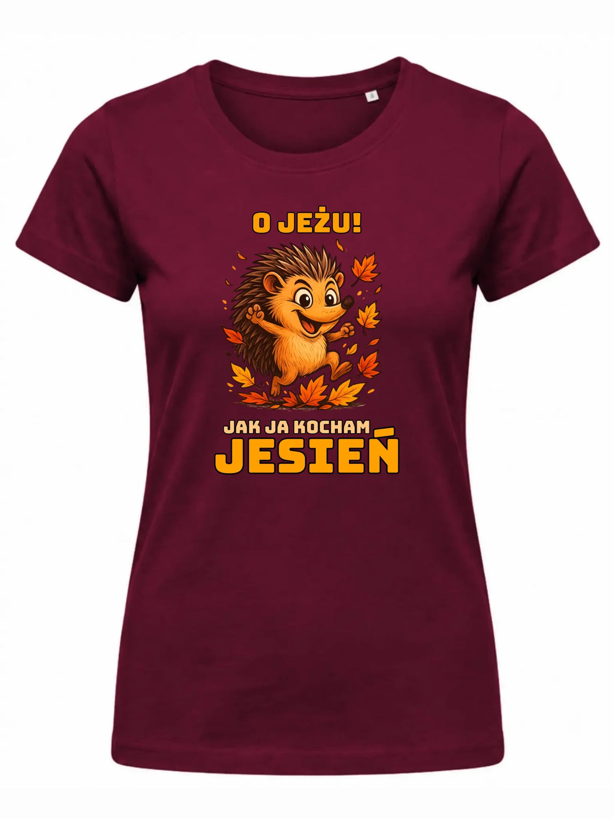 Koszulka damska jesienna - O JEŻU! Jak ja kocham jesień JS31