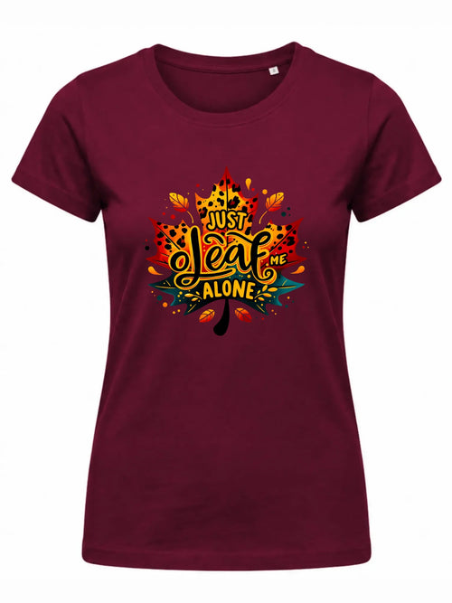 Koszulka damska jesienna - Just leaf me alone JS22