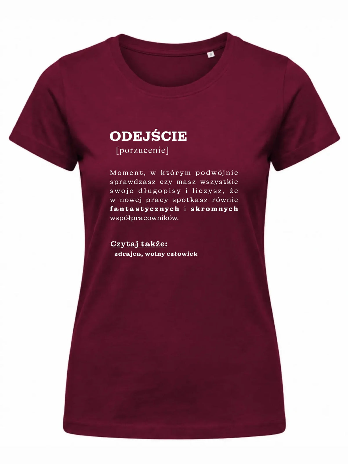 Koszulka damska - Odejście z pracy [porzucenie]