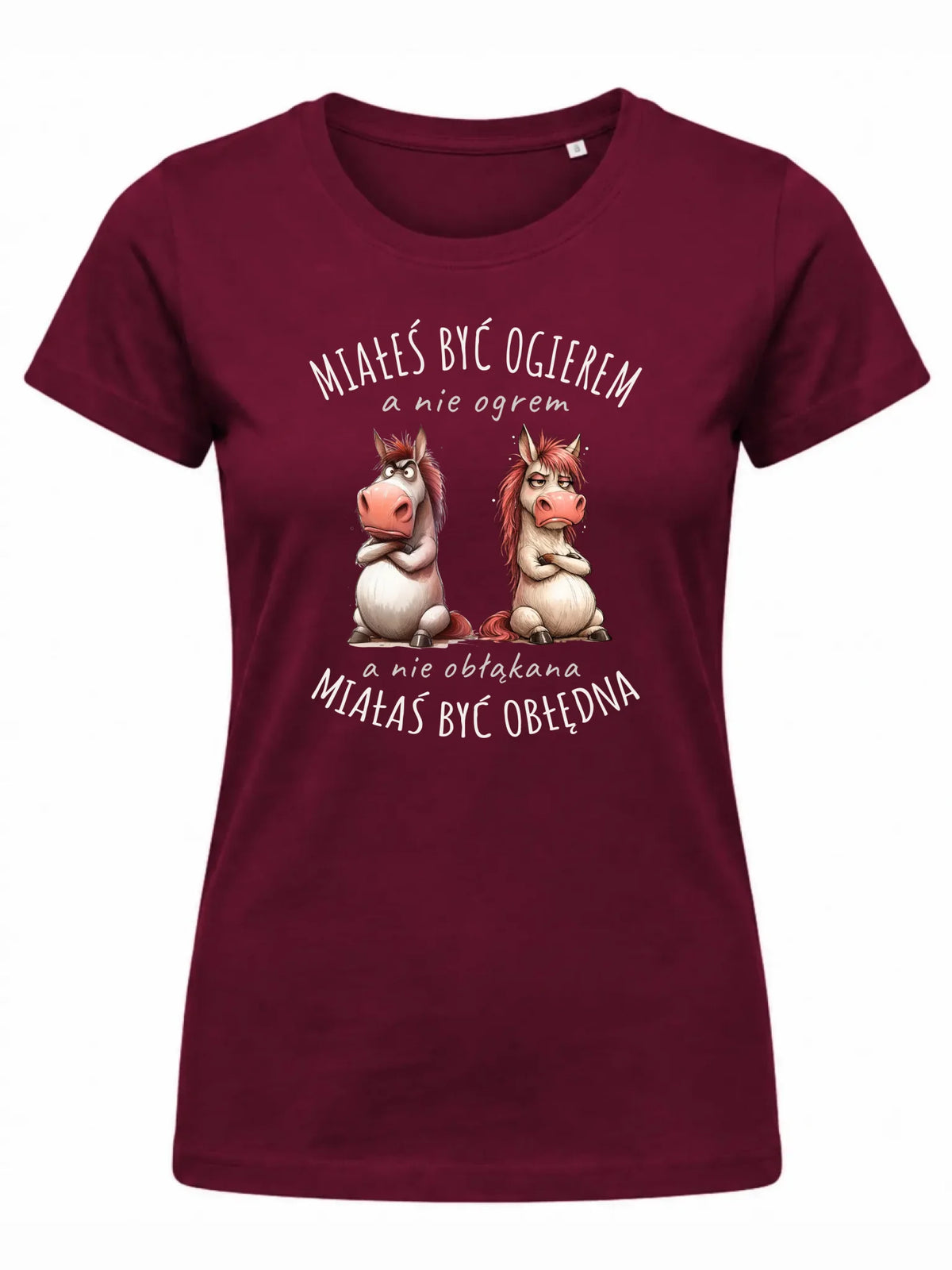 Koszulka damska - Ogier & Obłędna - śmieszna W85