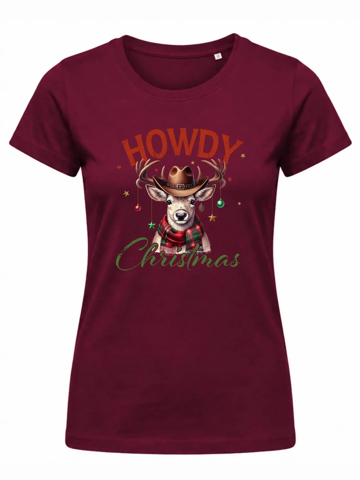 Koszulka damska świąteczna - Howdy Christmas BN54