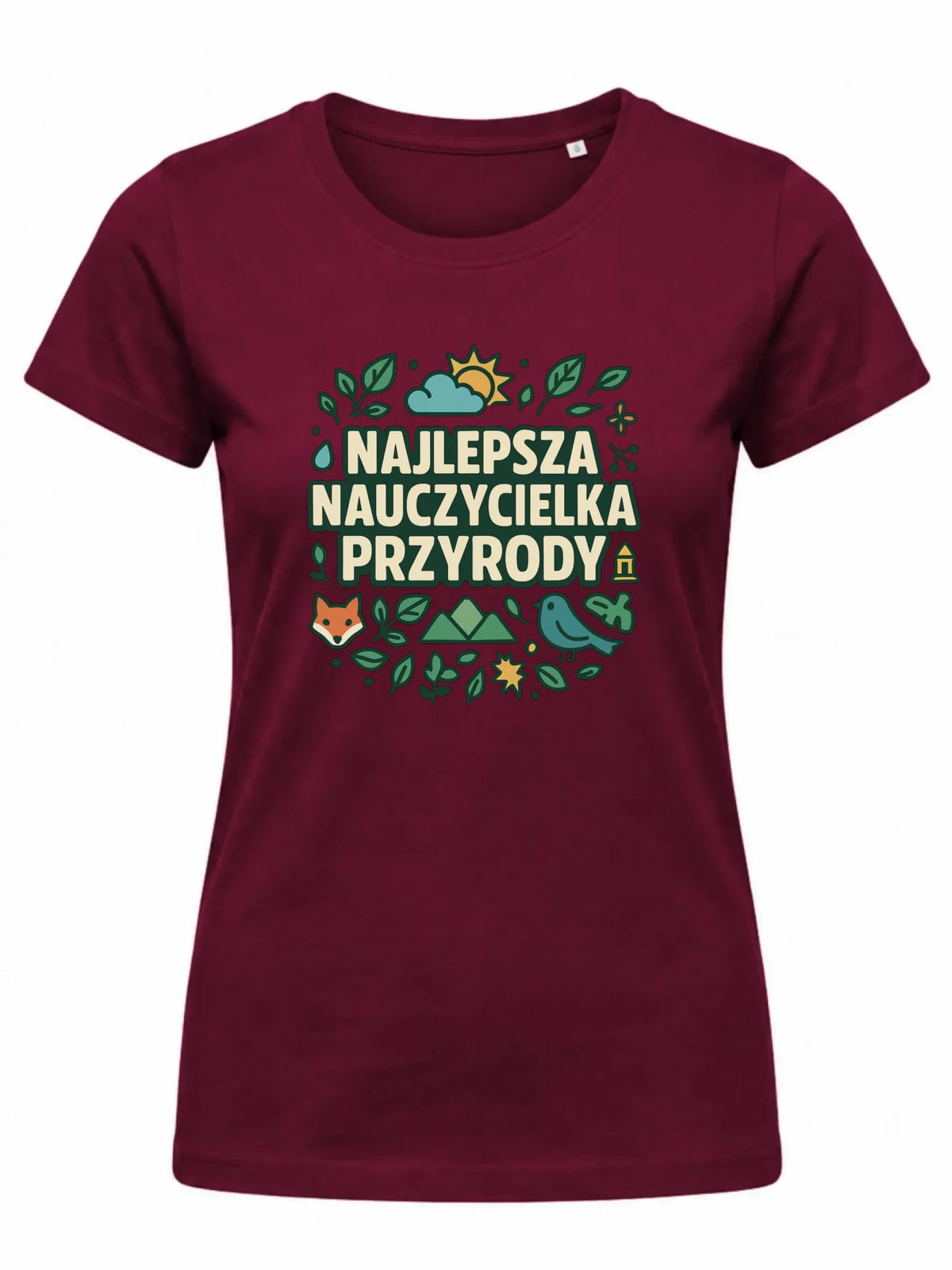 Koszulka damska dla nauczycielki - Najlepsza nauczycielka przyrody N64