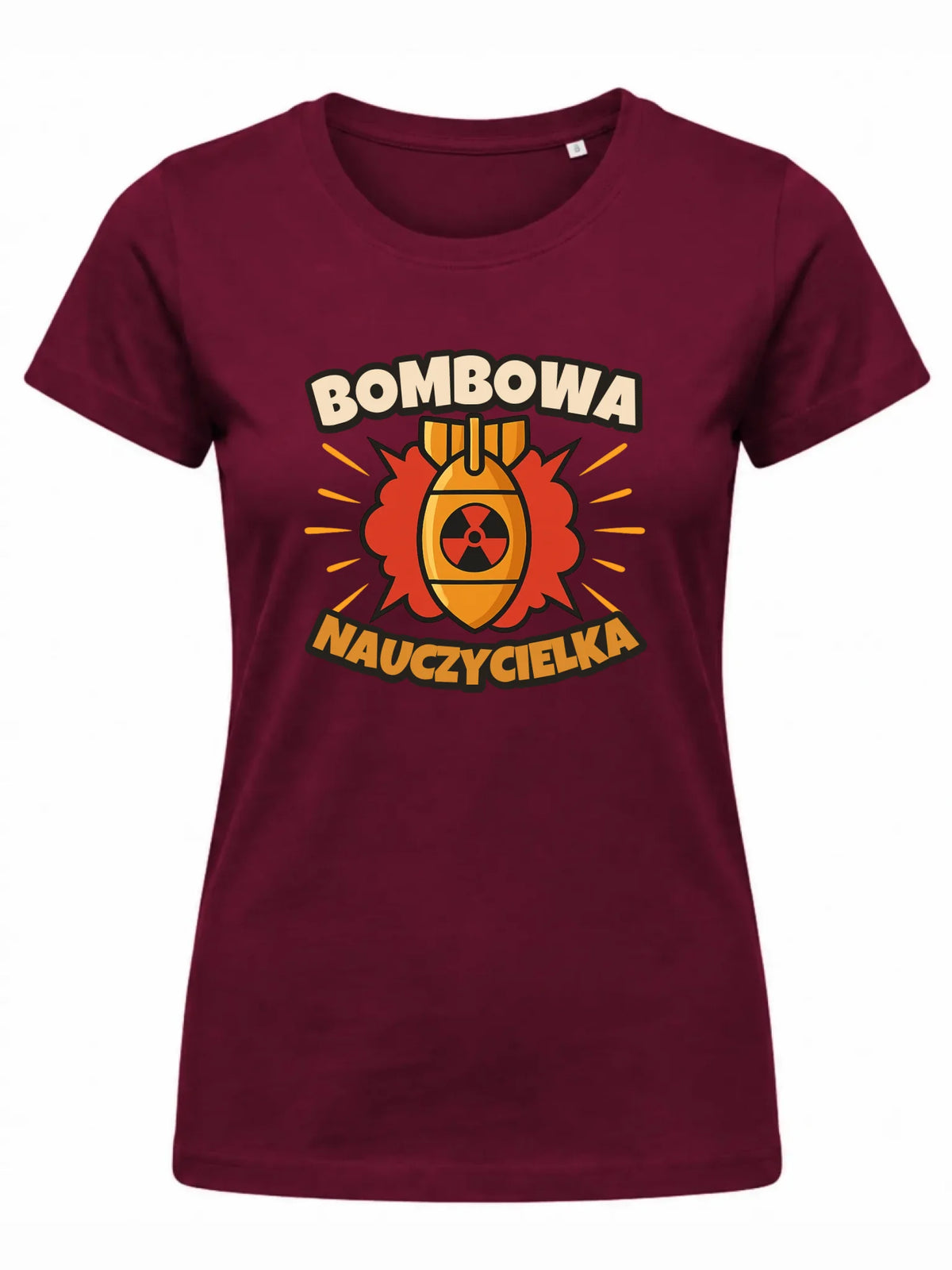 Koszulka damska dla nauczycielki - Bombowa Nauczycielka N34
