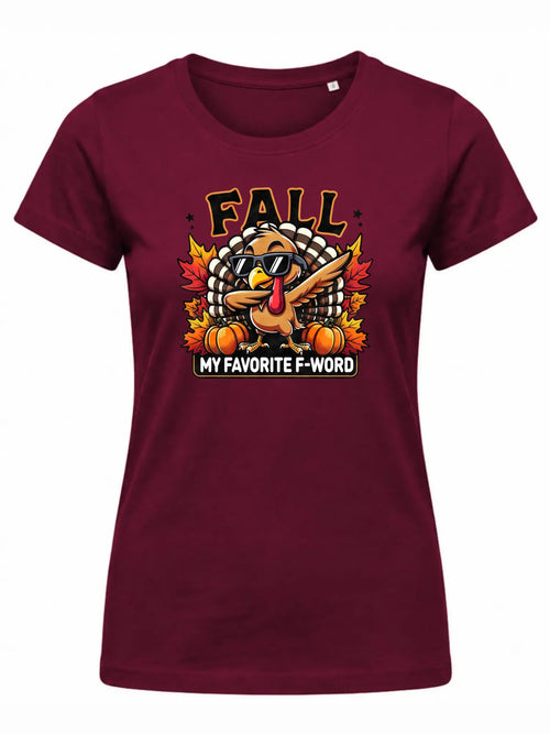 Koszulka damska jesieniara - FALL my favorite F-word JS11