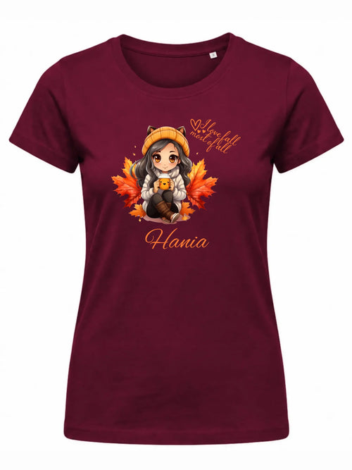 Koszulka damska jesieniara - Anime - personalizowana JS06