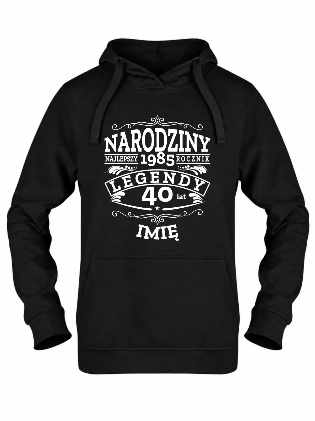 Bluza damska z kapturem na urodziny - Narodziny Legendy - personalizowana