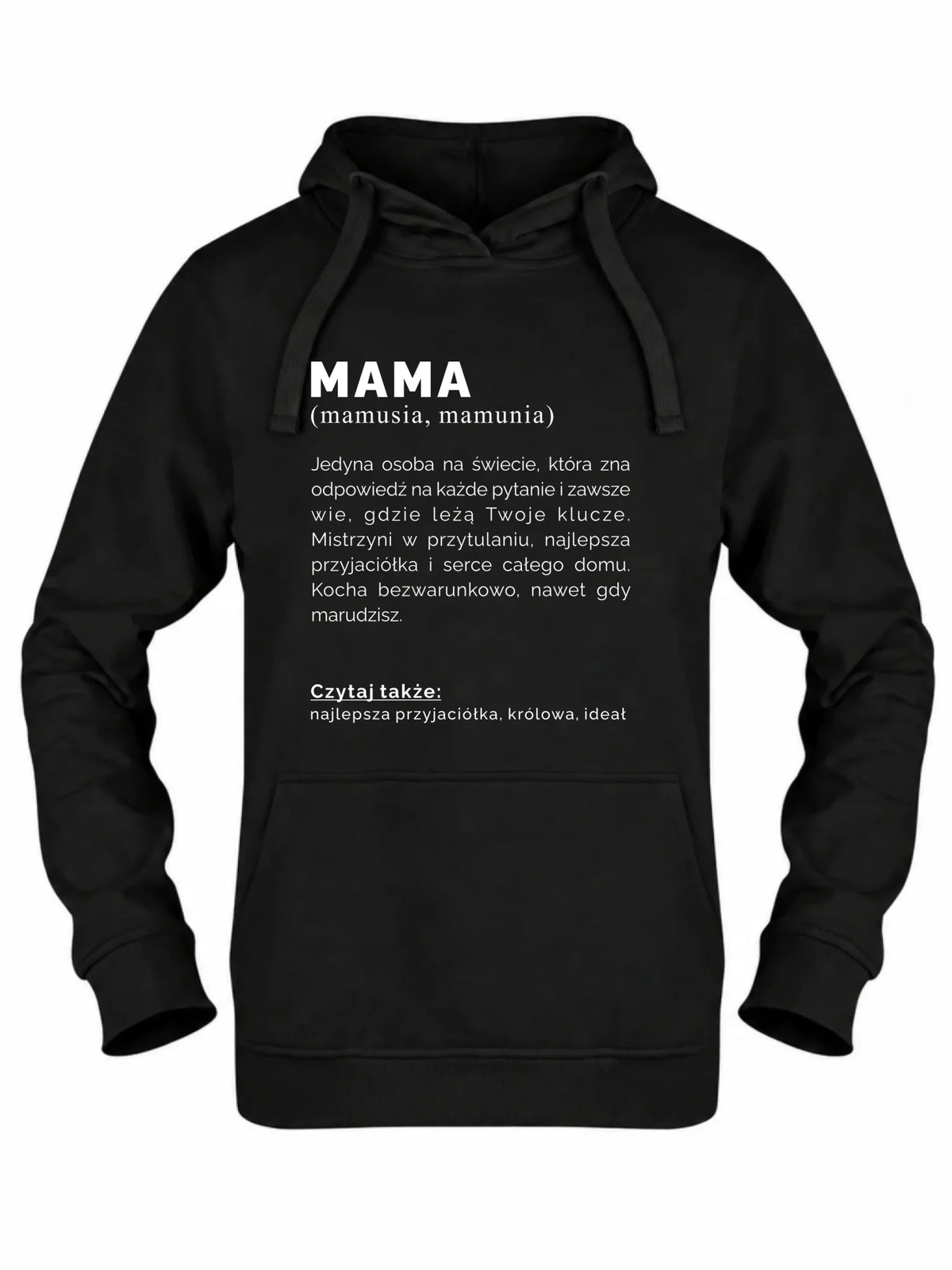Bluza z kapturem dla mamy - Mama definicja DM40