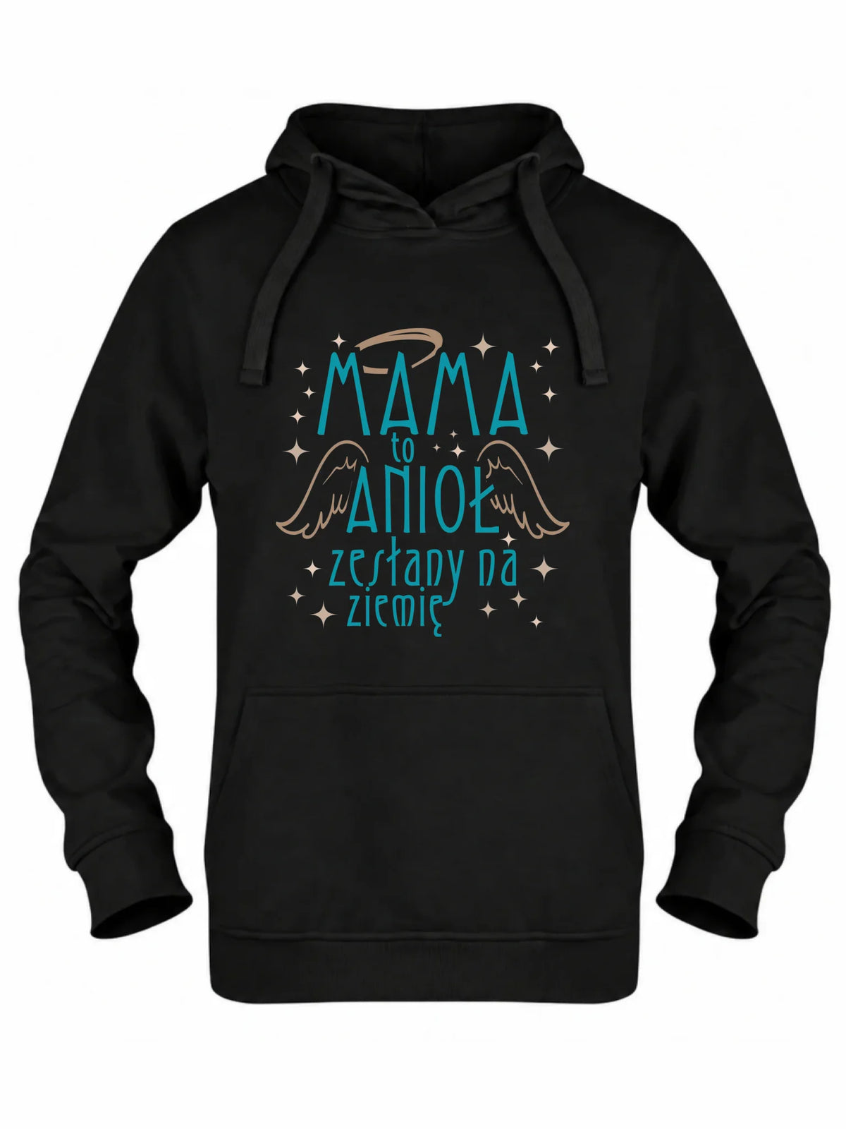 Bluza z kapturem dla mamy - Mama to anioł zesłany na ziemię DM30