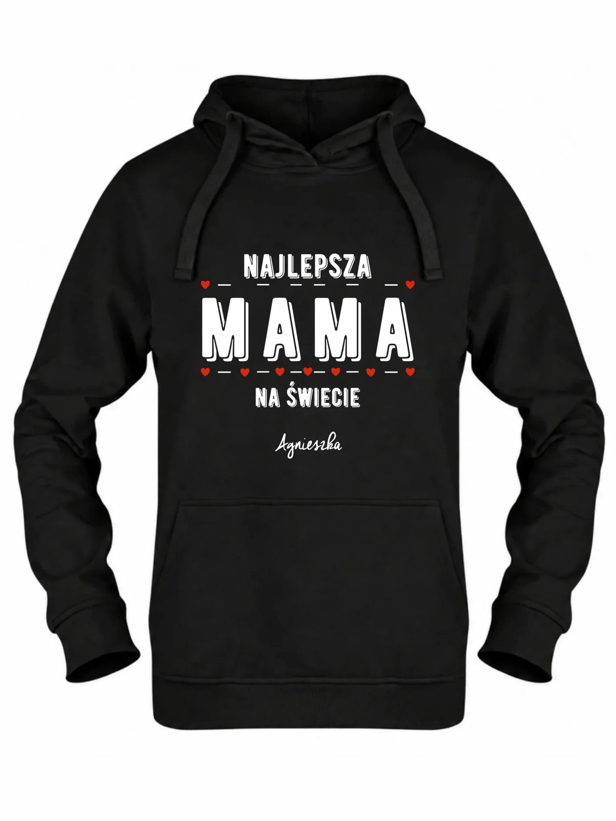 Bluza z kapturem dla mamy - Najlepsza mama - personalizowana DM22