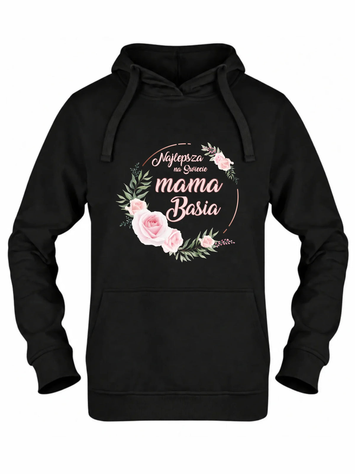 Bluza z kapturem dla mamy - Najlepsza na Świecie mama - personalizowana DM17