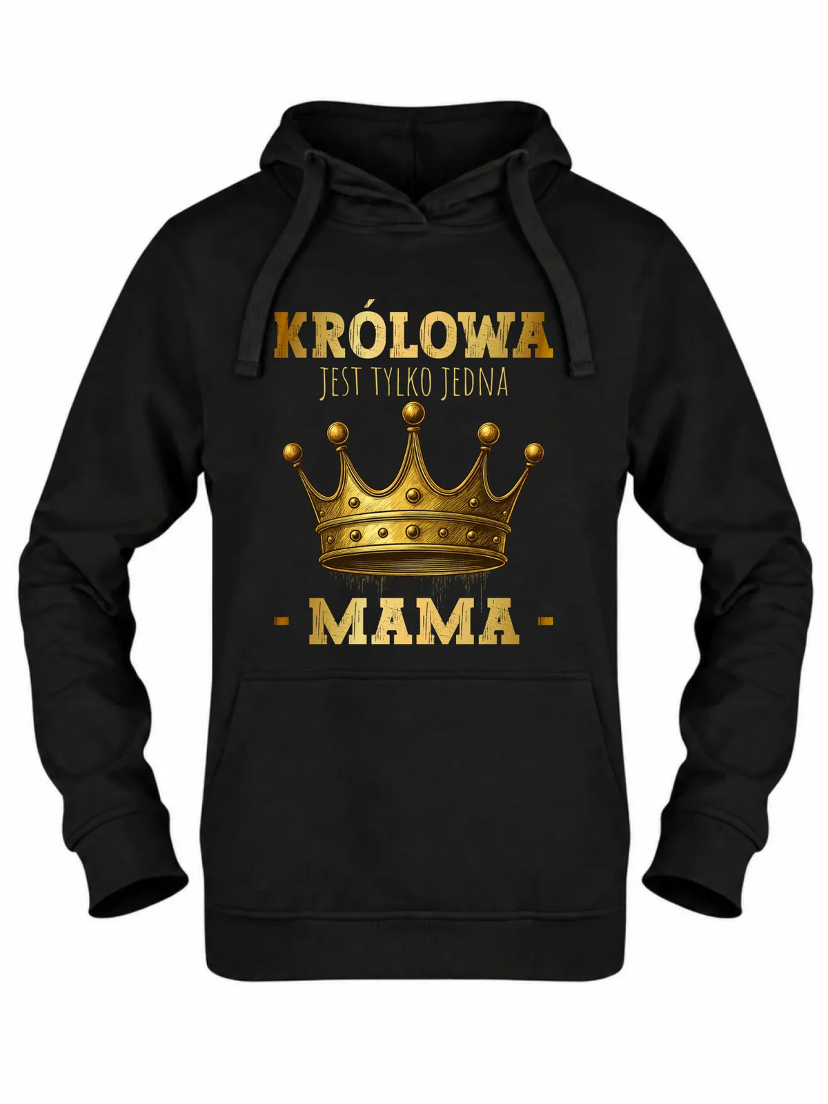 Bluza z kapturem dla mamy - Królowa jest tylko jedna Mama DM13