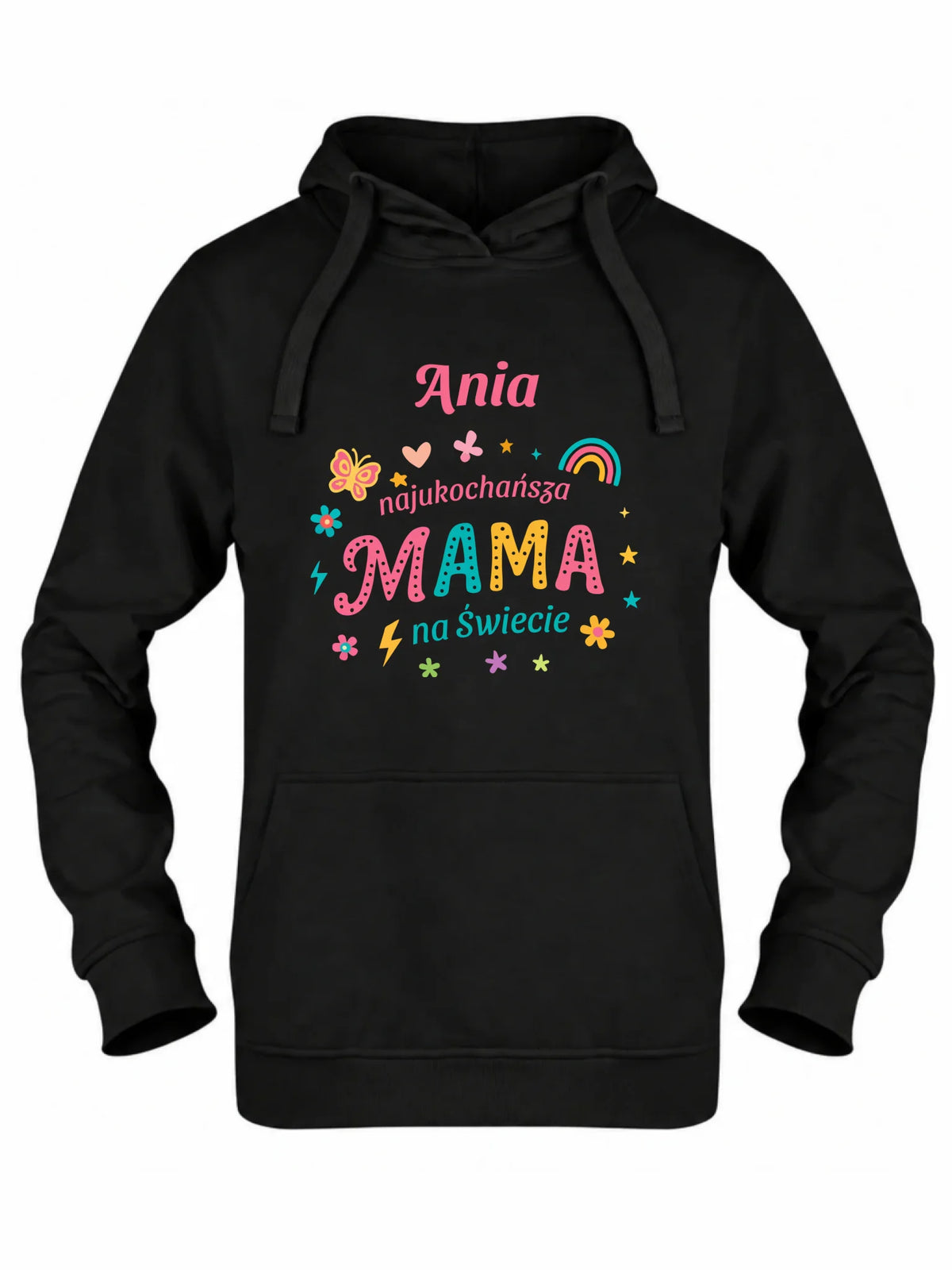Bluza z kapturem dla mamy - Najukochańsza mama na Świecie - personalizowana DM03
