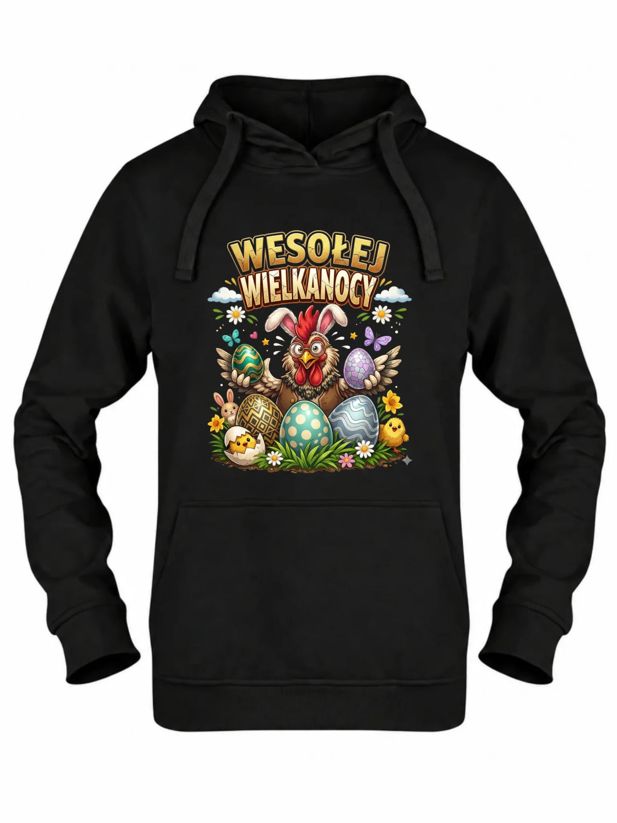 Bluza damska z kapturem wielkanocna - Wesołej Wielkanocy WN20