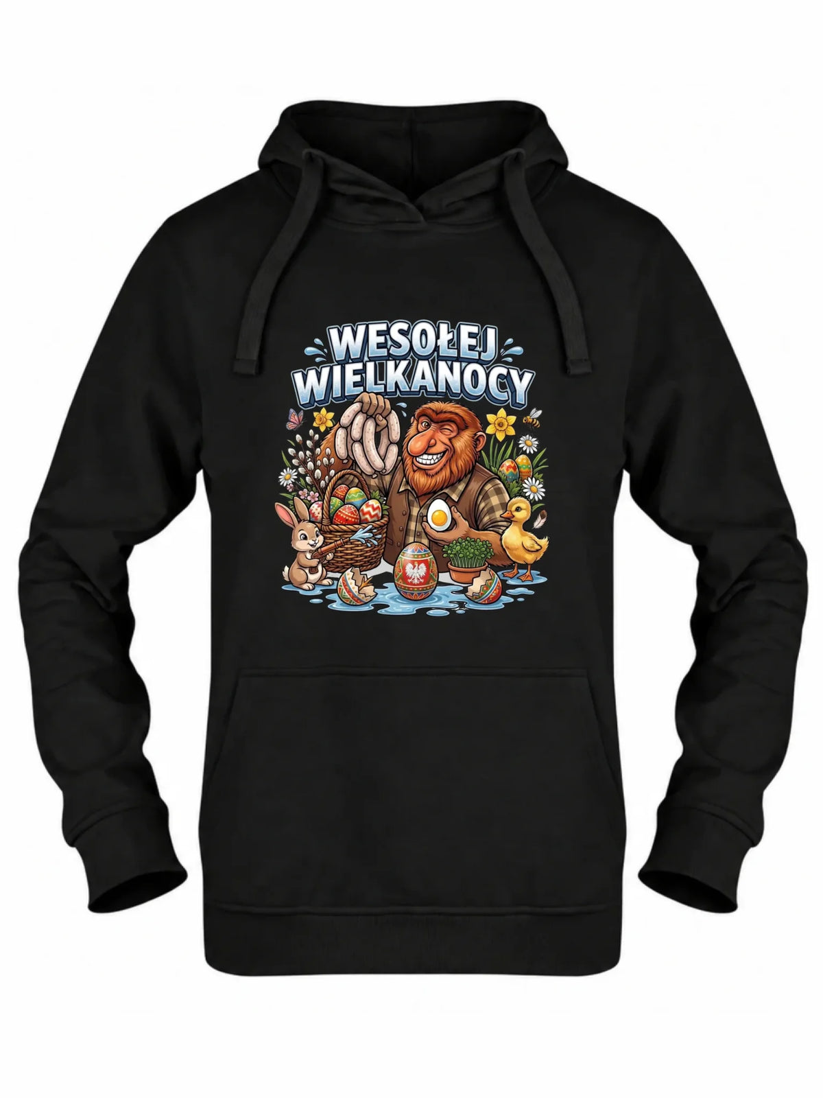 Bluza damska z kapturem wielkanocna - Janusz Nosacz - Wesołej Wielkanocy WN21