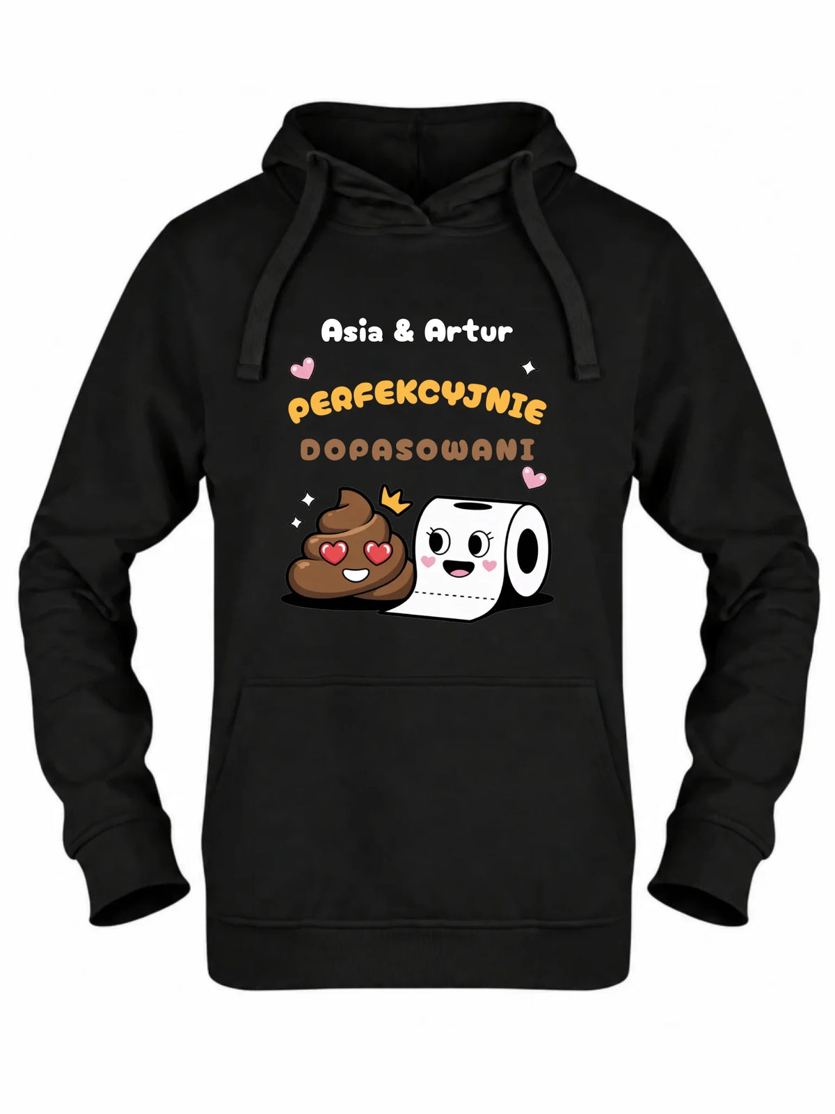 Bluza damska z kapturem - Perfekcyjnie dopasowani - personalizowana W81
