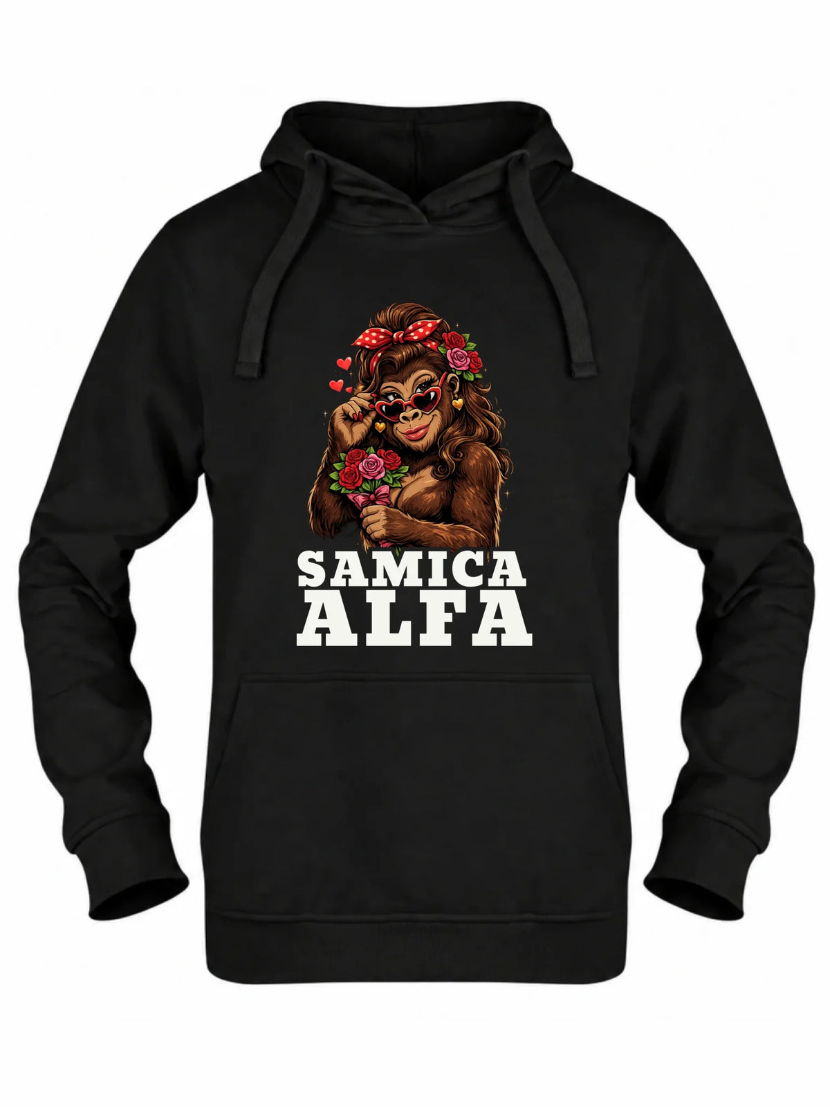 Bluza damska z kapturem - Samica Alfa W75