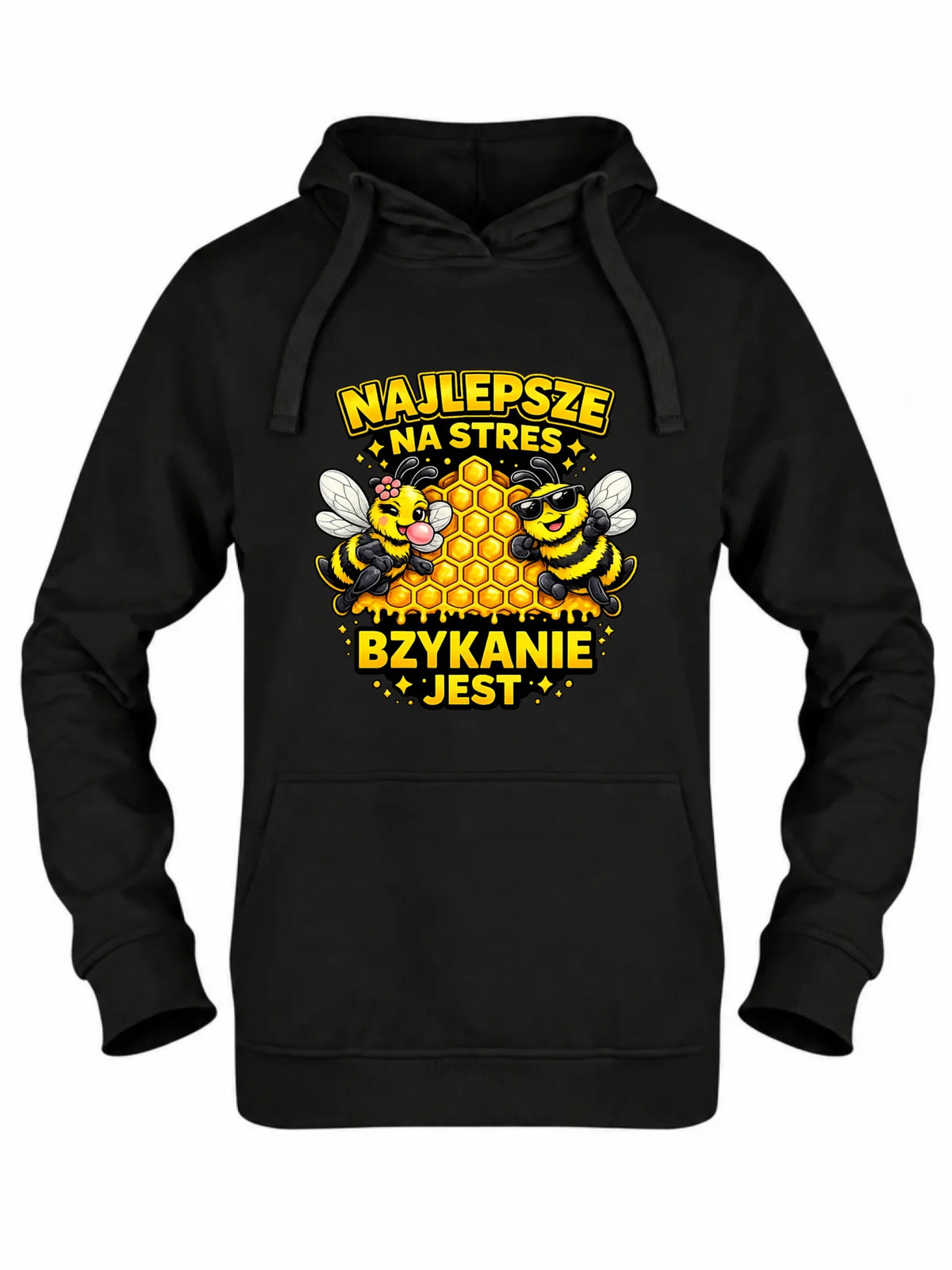Bluza damska z kapturem - Najlepsze na stres bzykanie jest W79