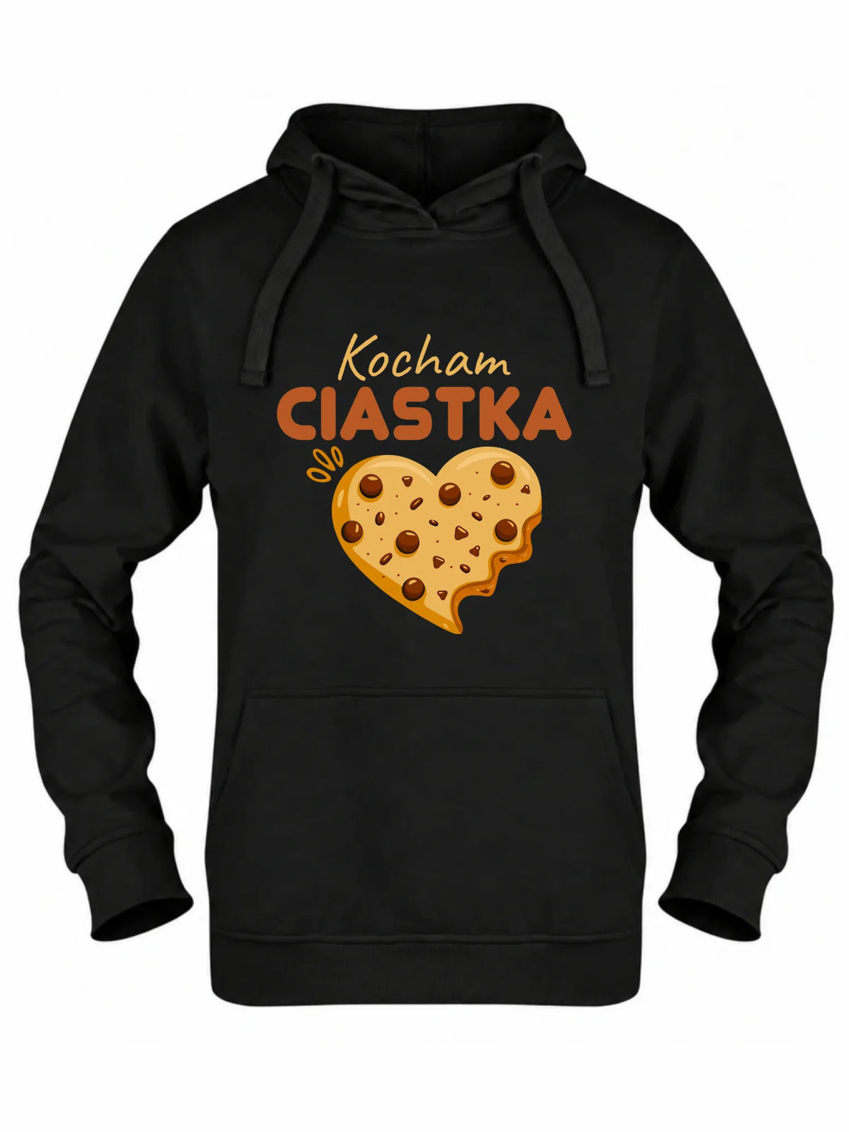 Bluza damska z kapturem - Kocham Ciastka W53