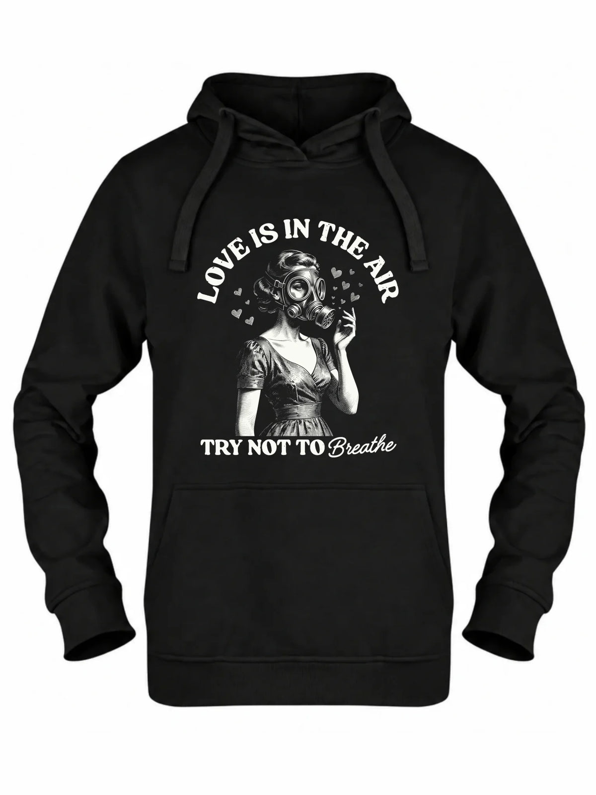 Bluza damska z kapturem - Love is in the air W43