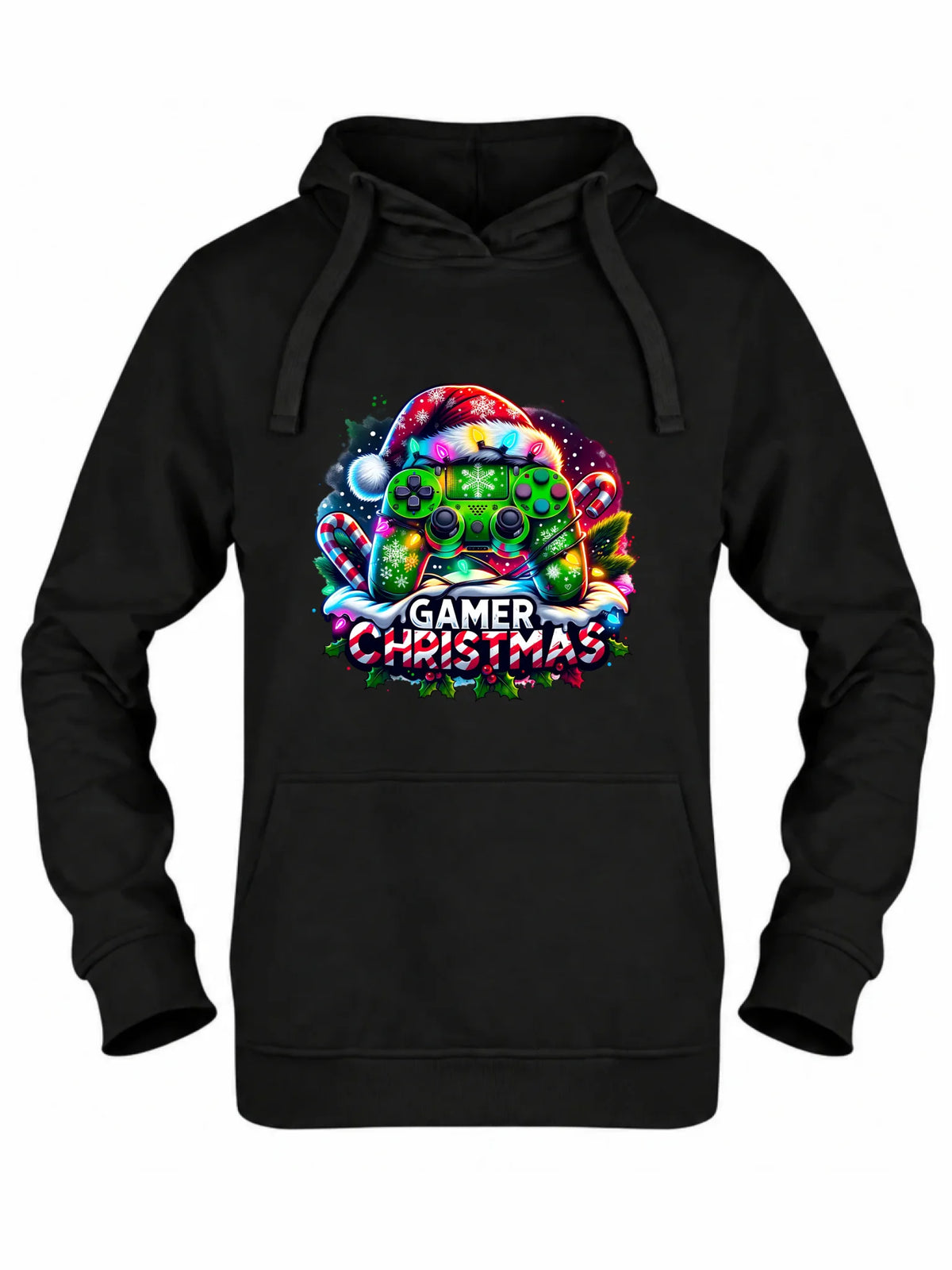 Bluza damska z kapturem świąteczna - prezent dla gracza - Christmas gamer BN22