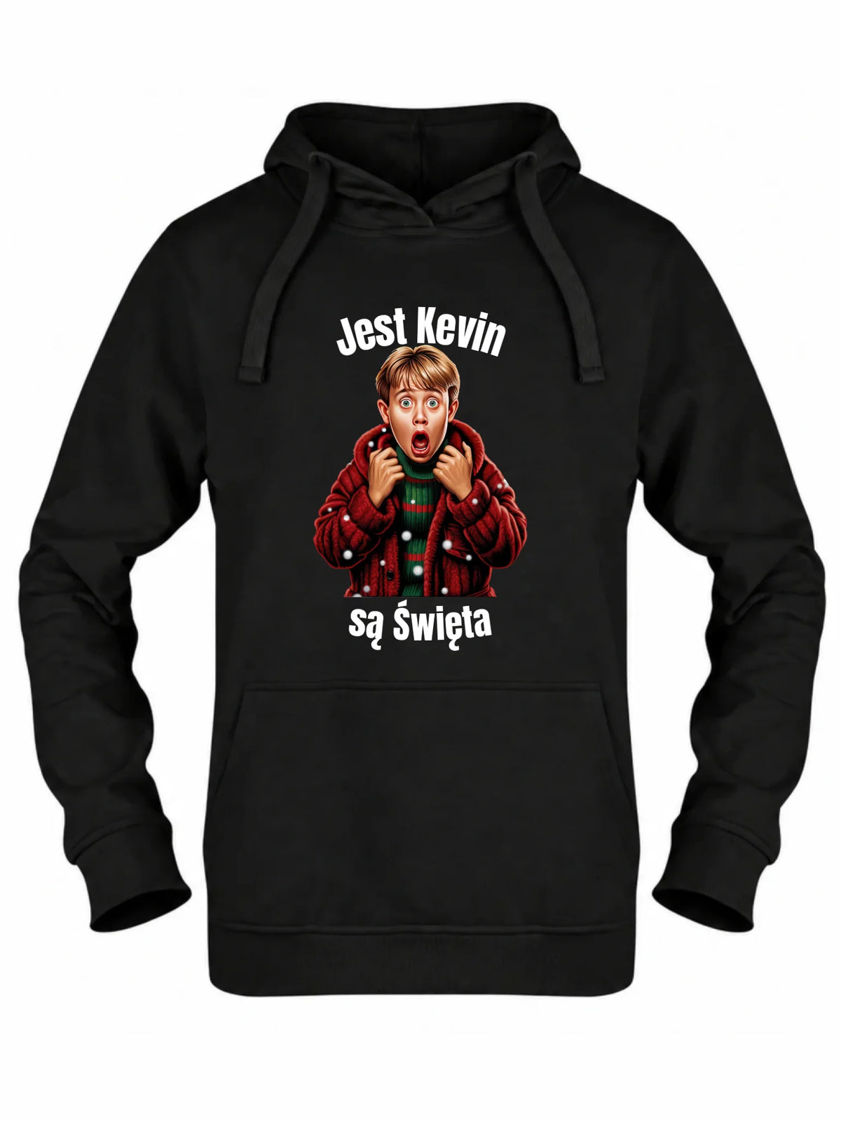 Bluza damska z kapturem świąteczna - Jest Kevin są święta BN27