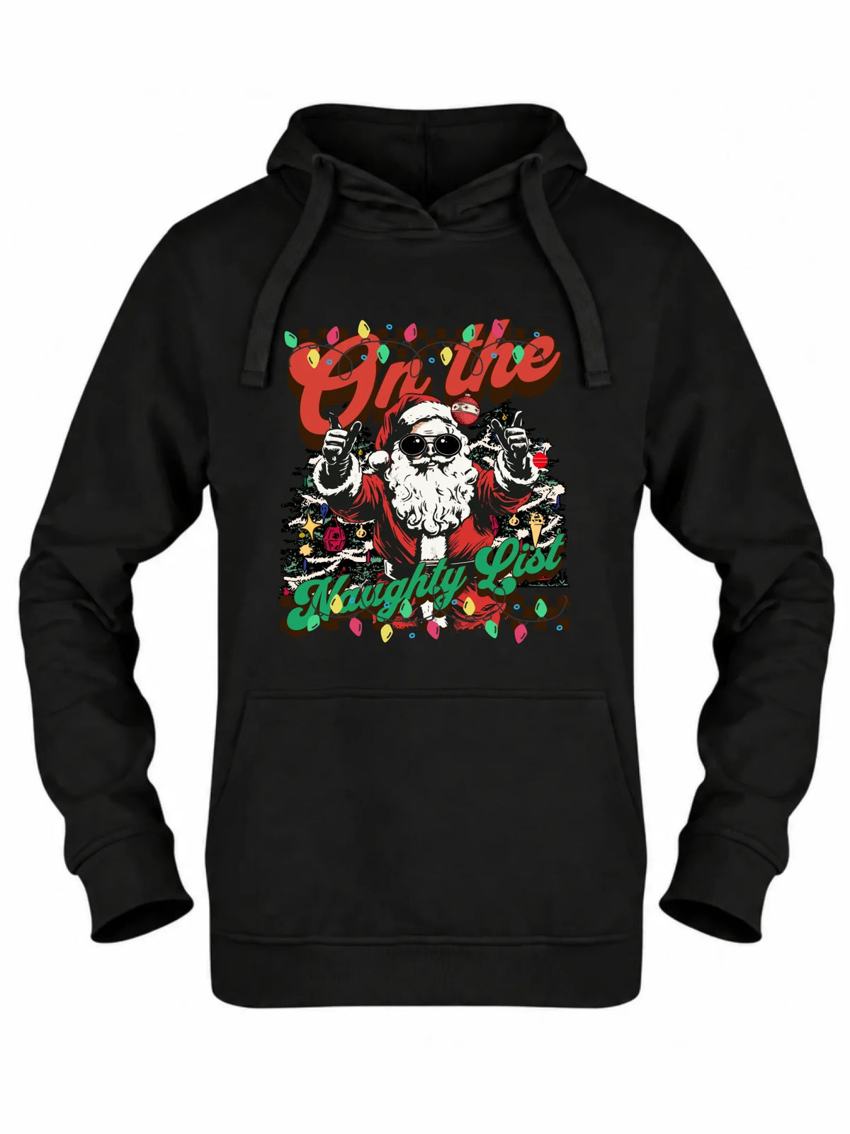 Bluza damska z kapturem świąteczna - On the Naughty List BN50