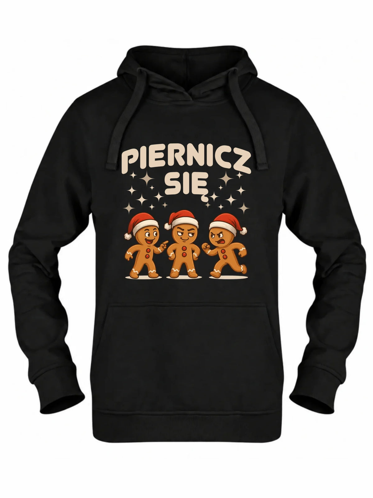 Bluza damska z kapturem świąteczna - Piernicz się BN149
