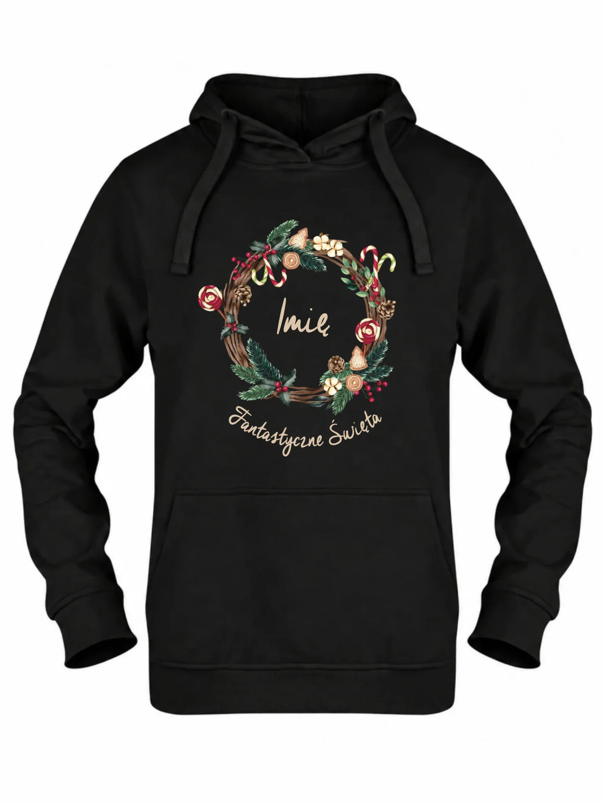 Bluza damska z kapturem świąteczna - Fantastyczne Święta - personalizowana BN14