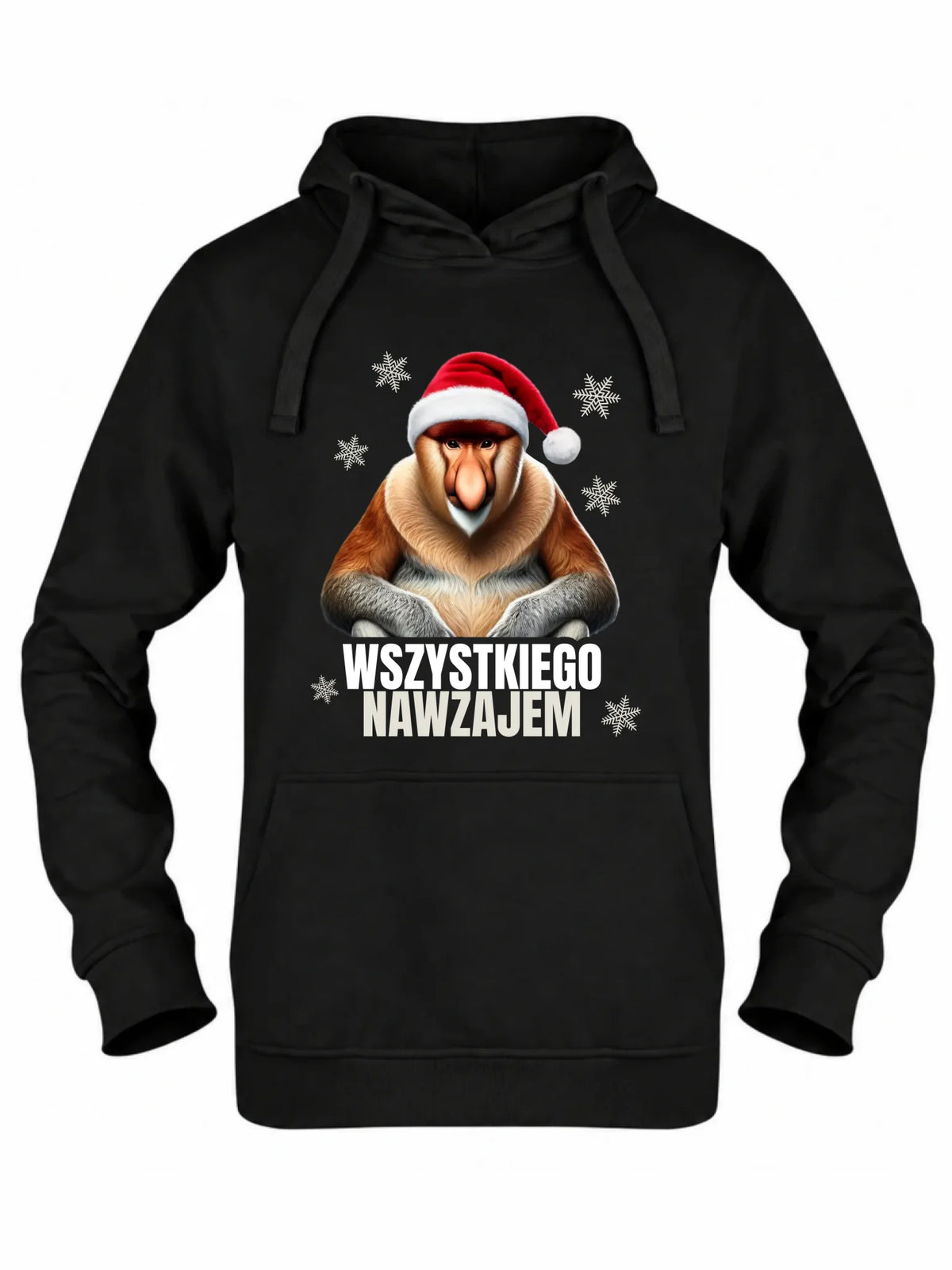 Bluza damska z kapturem świąteczna - Janusz Nosacz - Nawzajem BN110