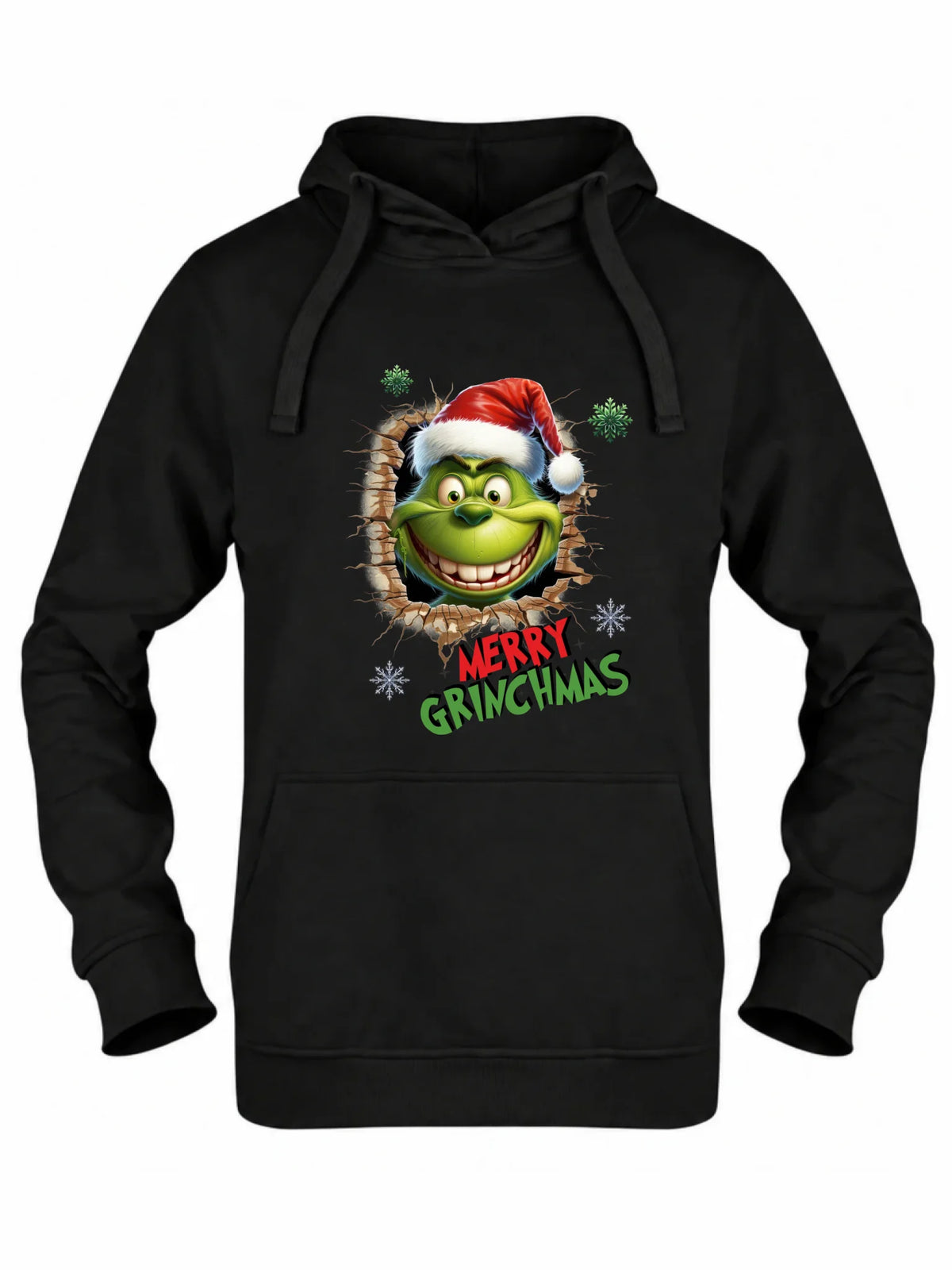 Bluza damska z kapturem świąteczna - Grinch - Merry Grinchmas BN113