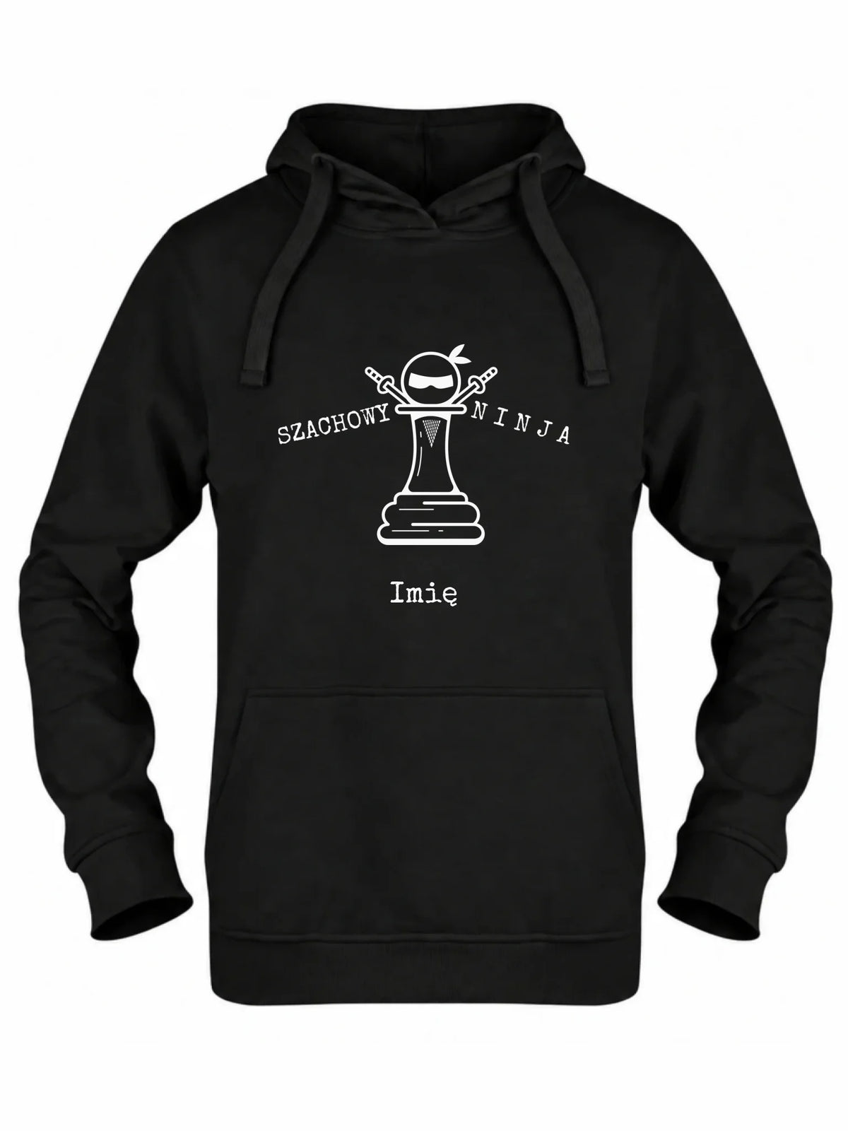 Bluza damska dla szachisty - Szachowy ninja - personalizowana HSZ01
