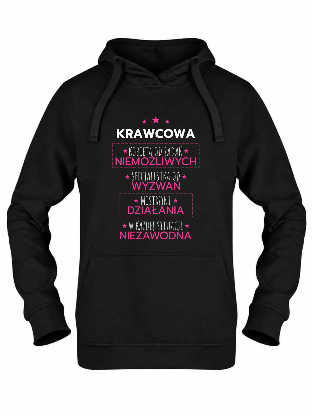 Bluza damska z kapturem szyciowa dla krawcowej - Kobieta od zadań niemożliwych HS29