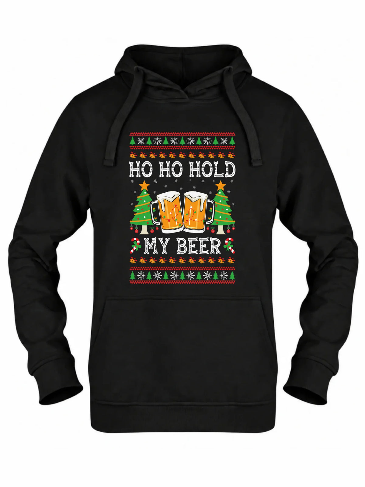 Bluza damska z kapturem świąteczna - Ho ho hold my beer BN131
