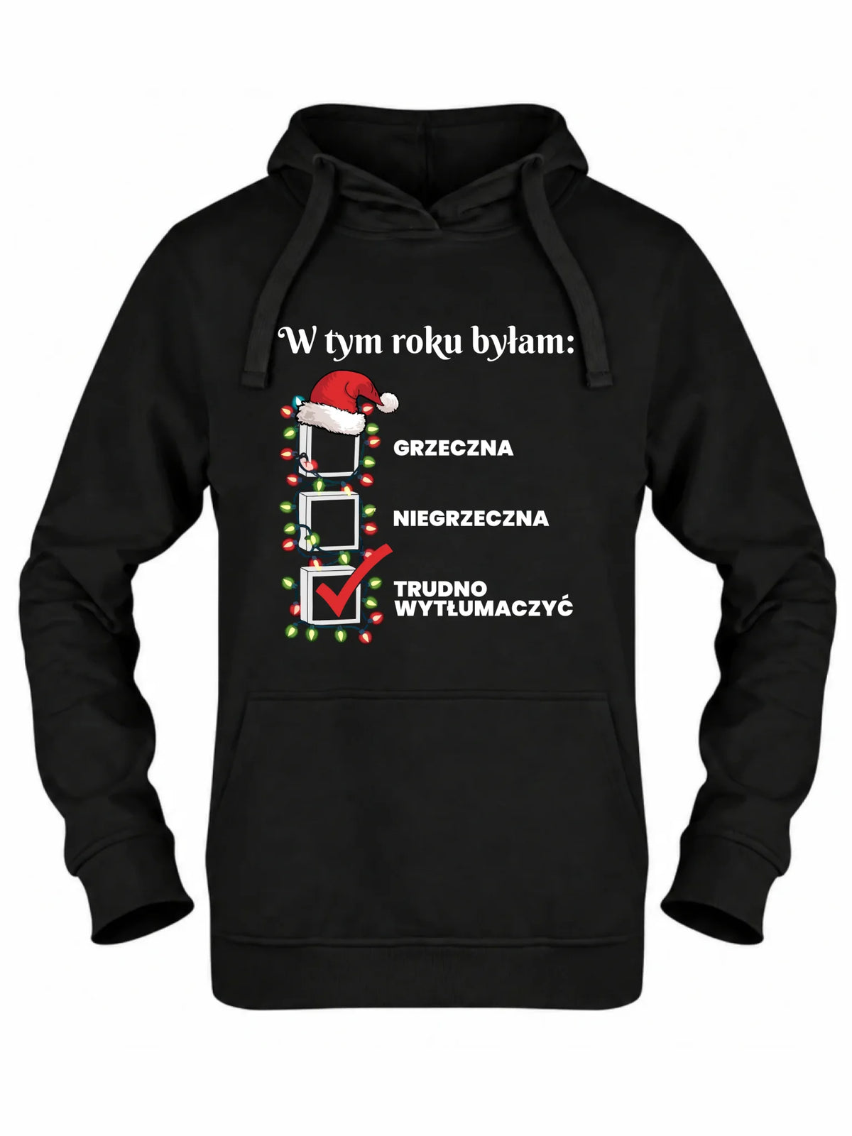 Bluza damska z kapturem na święta - Trudno wytłumaczyć BN137