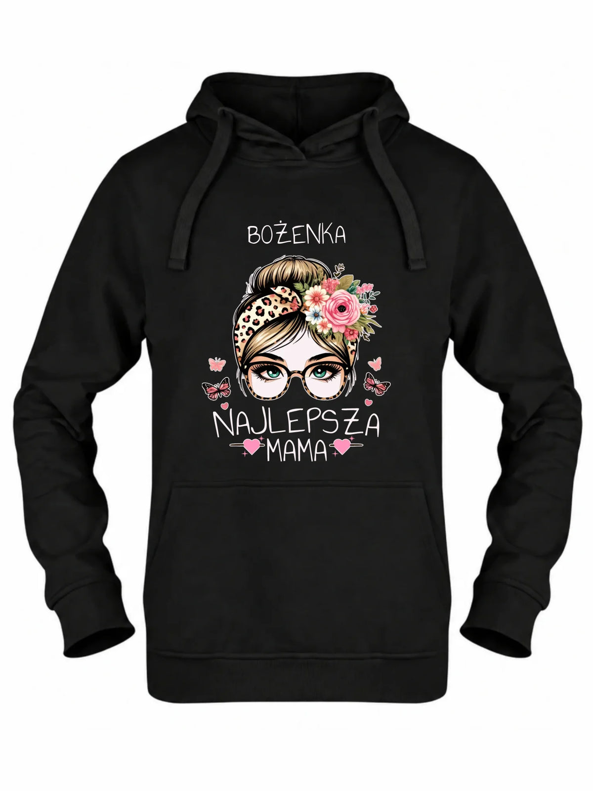 Bluza z kapturem dla mamy - Najlepsza mama - personalizowana DM37
