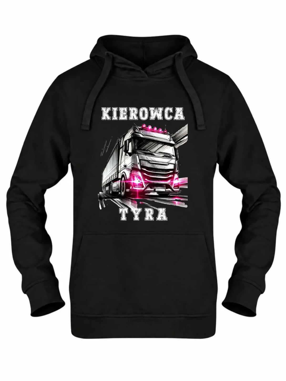 Bluza damska z kapturem dla kierowcy ciężarówki - Kierowca tyra ZKT15