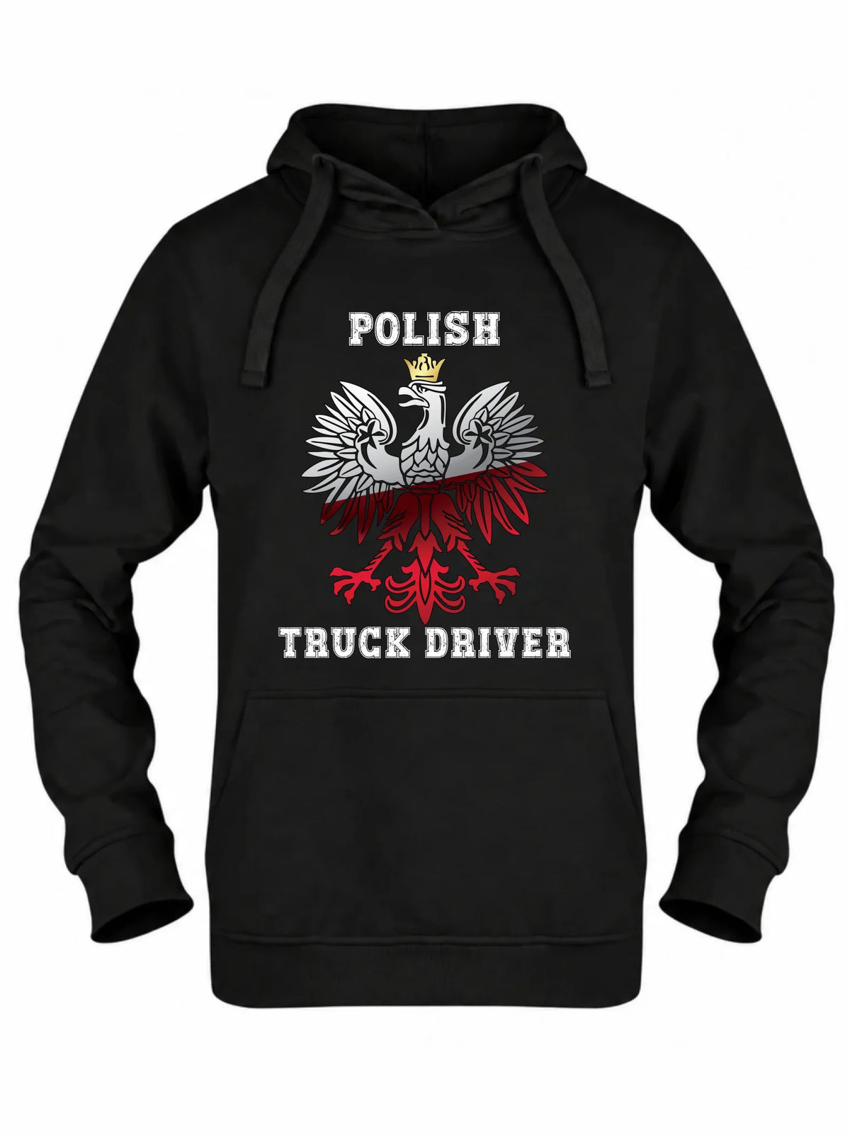 Bluza damska z kapturem dla kierowcy ciężarówki - Polish Truck Driver ZKT06