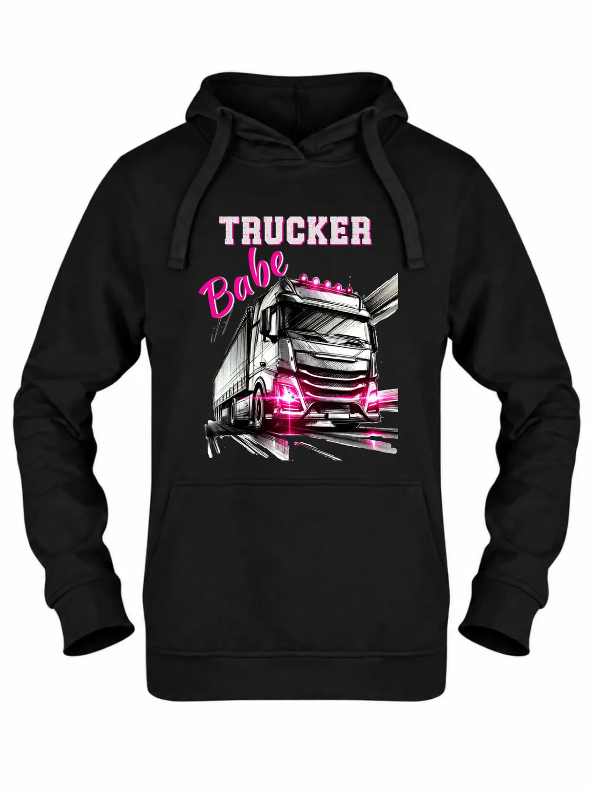 Bluza damska z kapturem - kierowca ciężarówki - Trucker Babe ZKT13