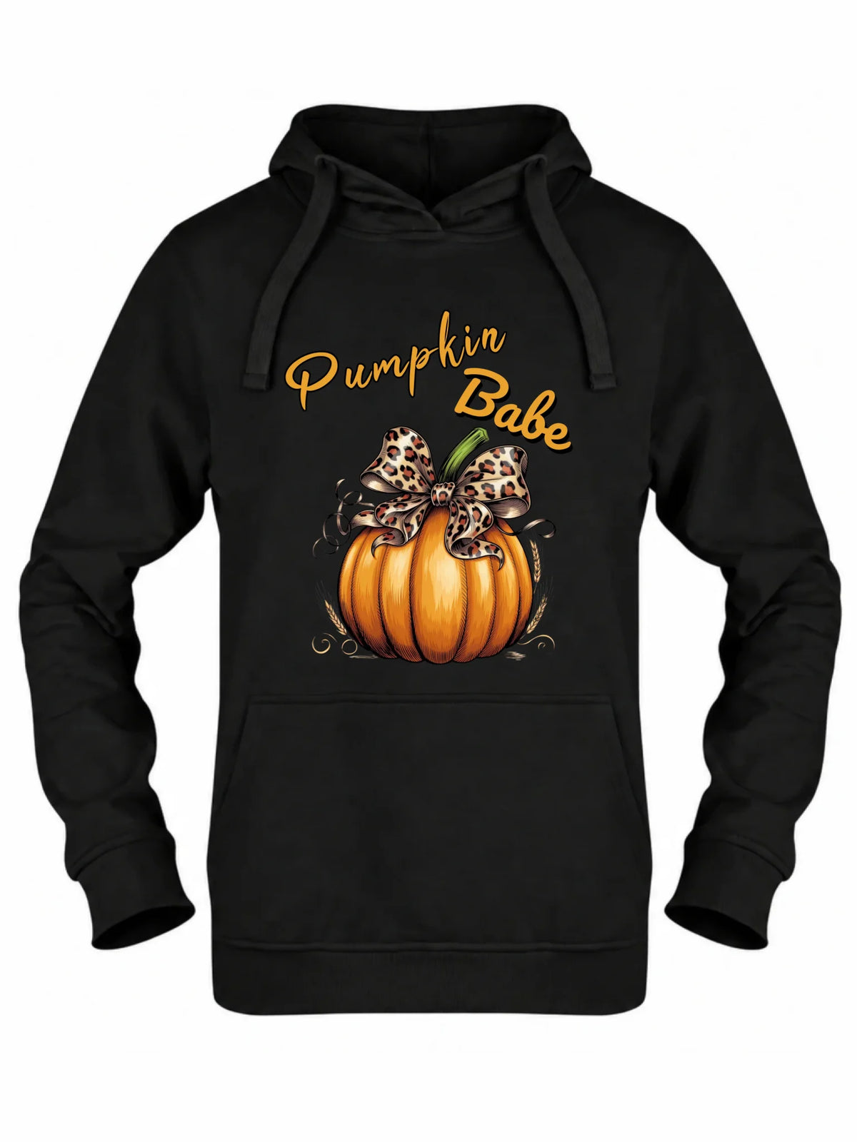 Bluza damska z kapturem jesienna - Pumpkin Babe - dla miłośniczki dyni JS33