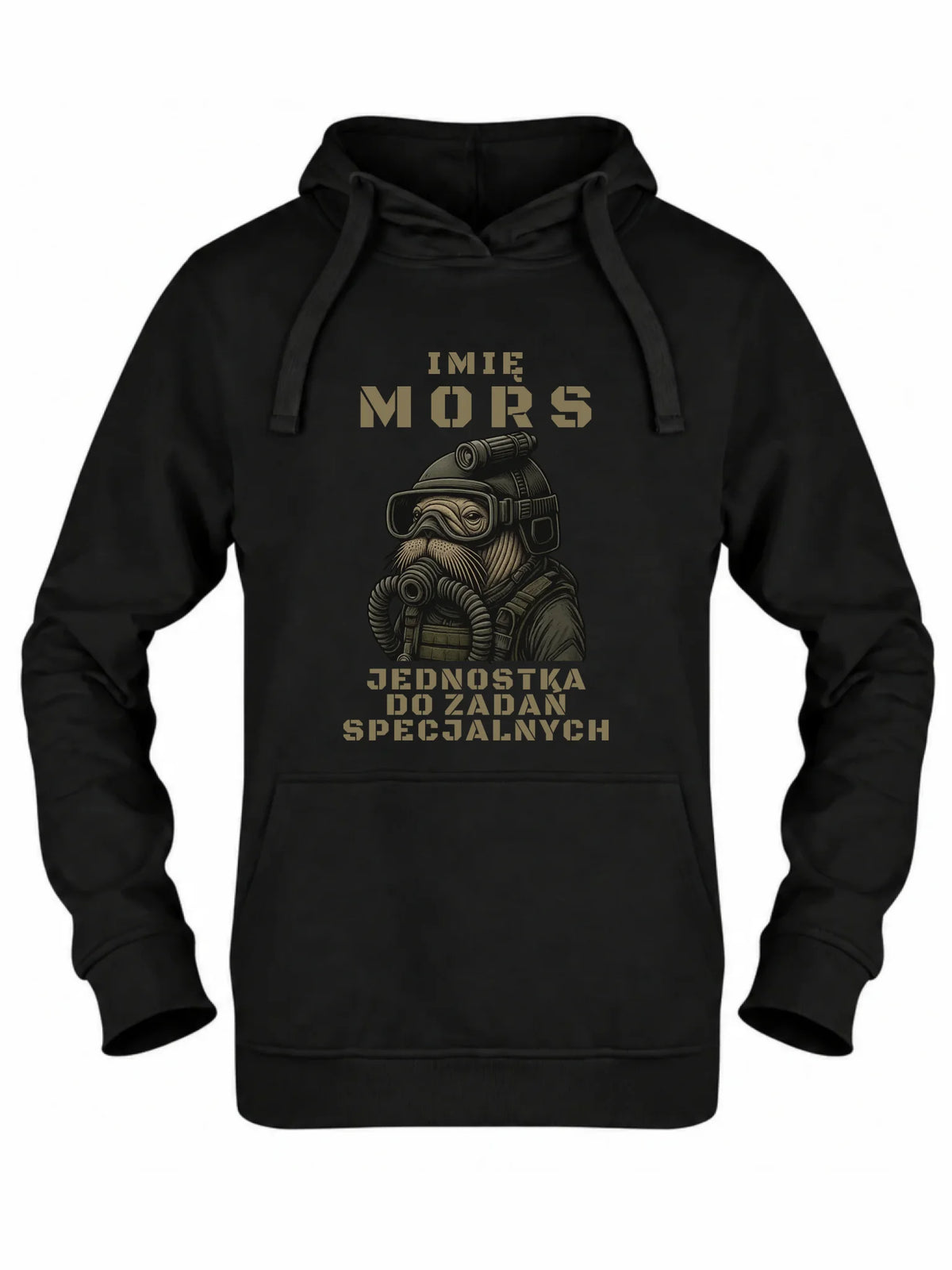 Bluza damska z kapturem - prezent dla morsa - Mors do zadań specjalnych - personalizowana HM07