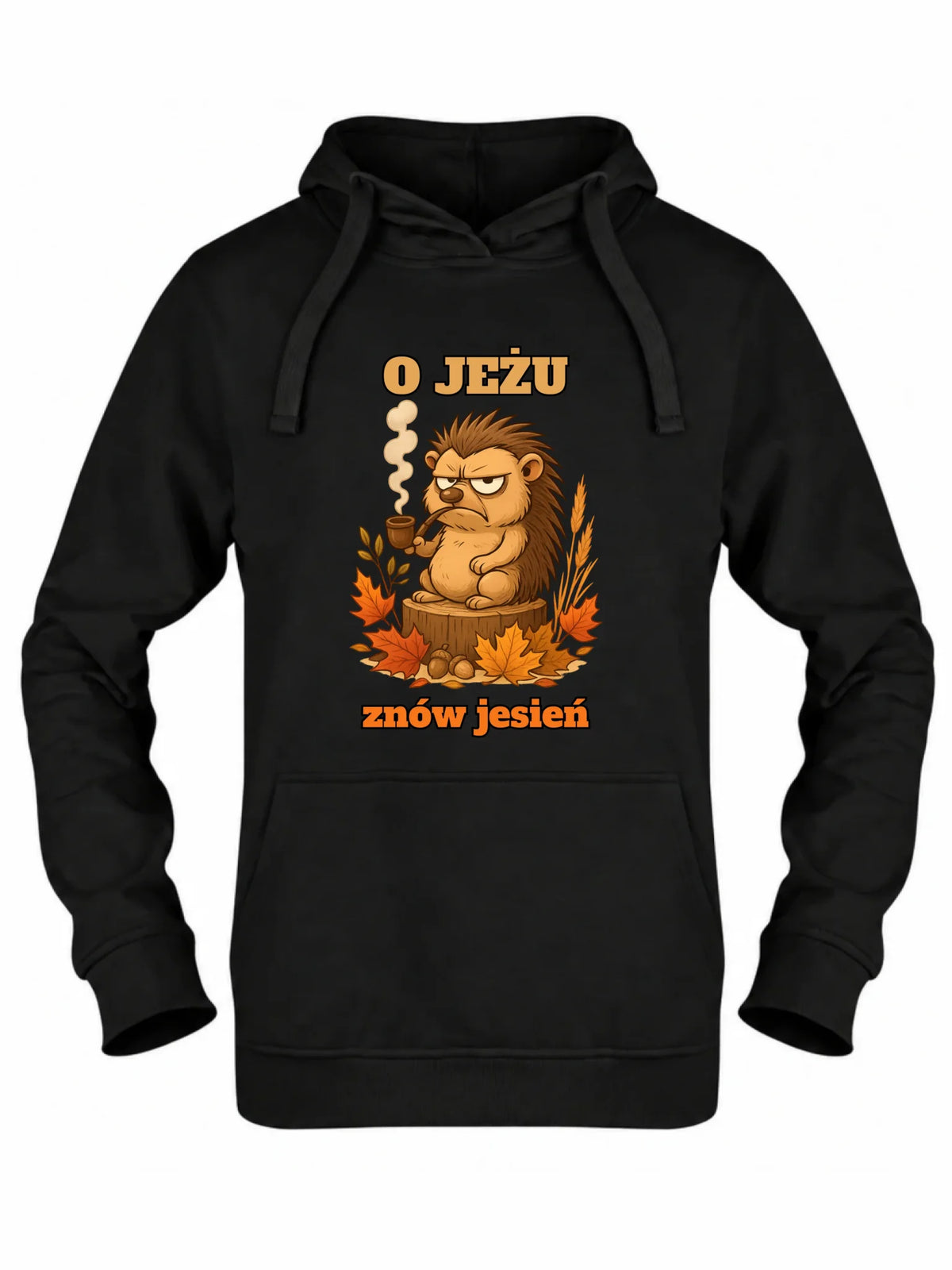 Bluza damska z kapturem jesienna - O jeżu znów jesień JS20