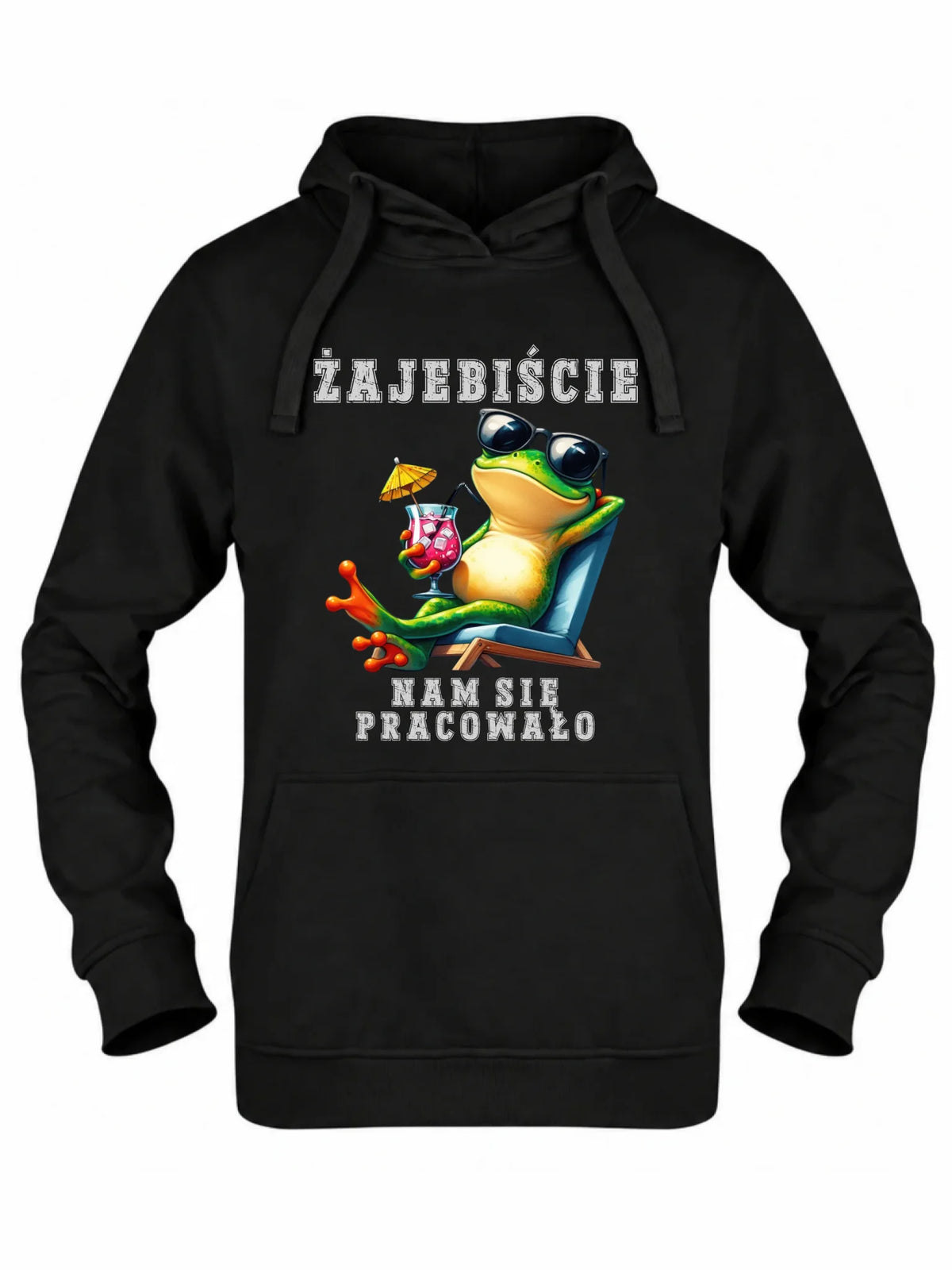 Bluza damska z kapturem na odejście z pracy - Żajebiście nam się pracowało OP09