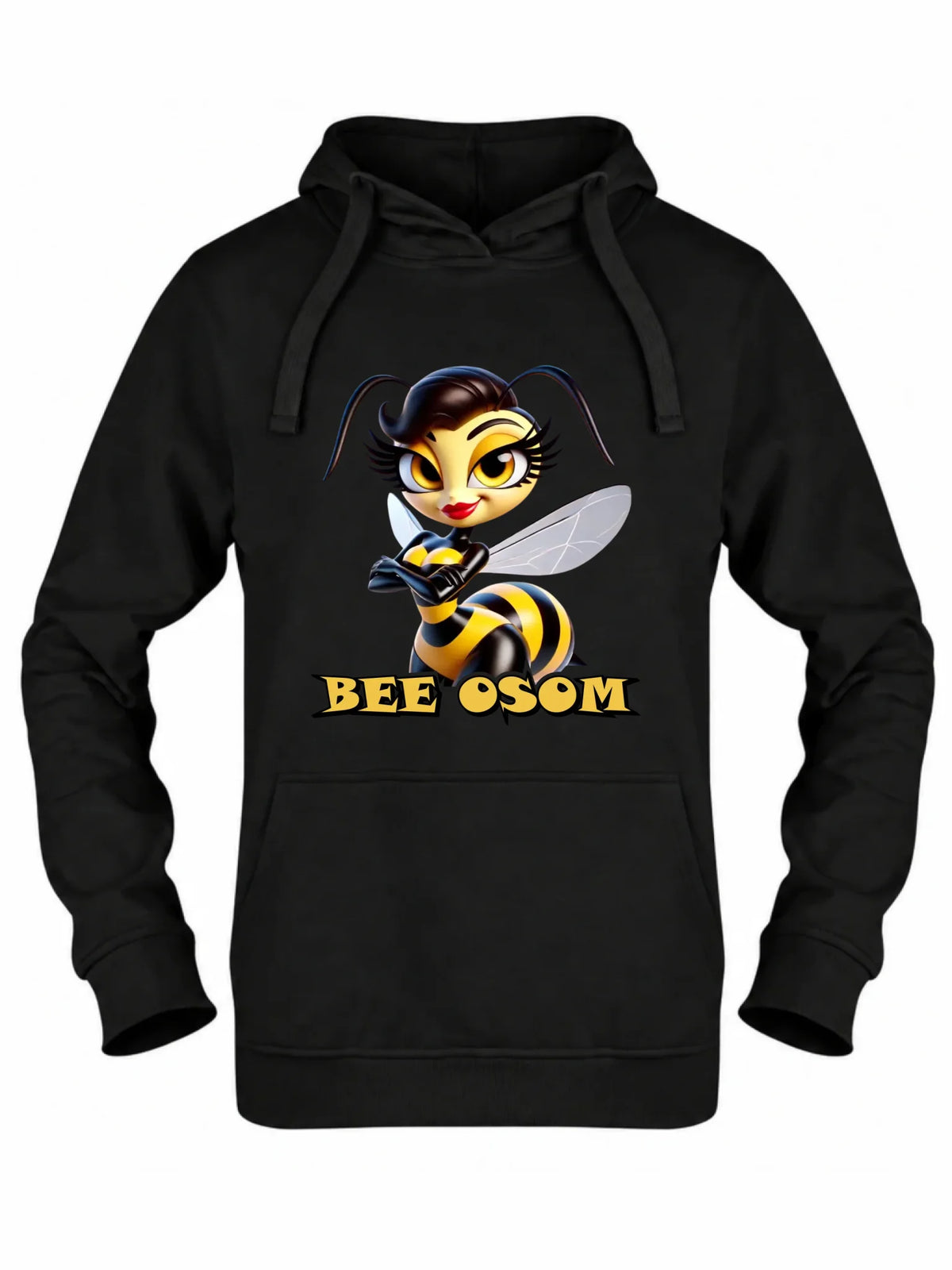 Bluza damska z kapturem - Bee Osom - Jestem niesamowita DZ11