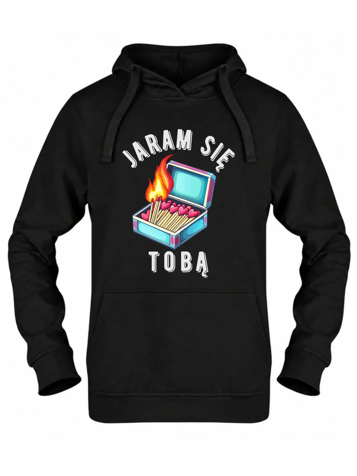 Bluza damska z kapturem - Jaram się Tobą W39